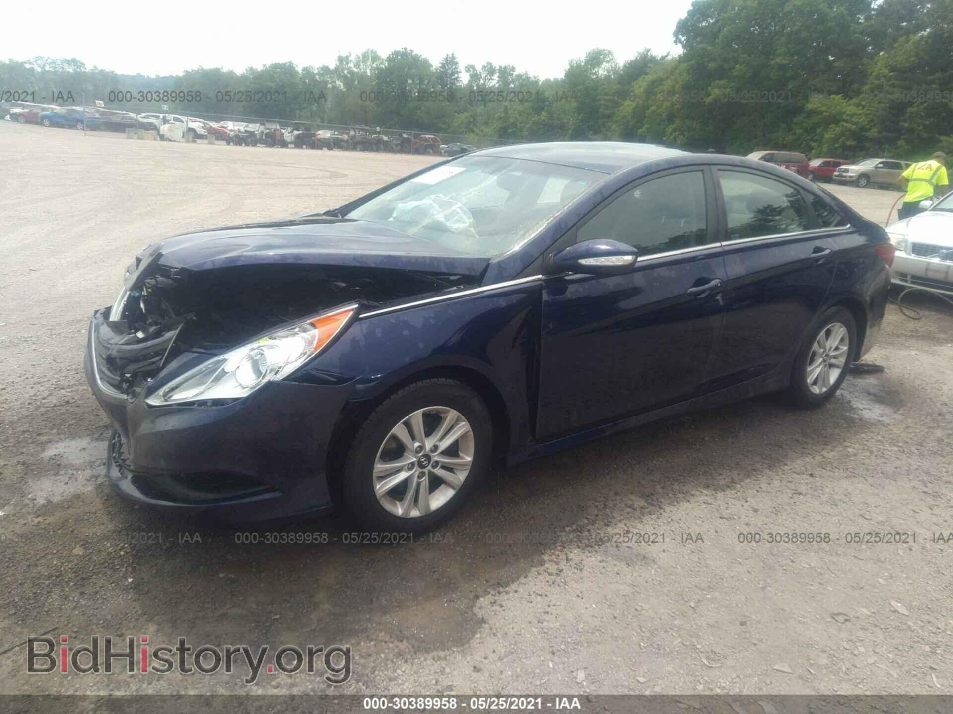 2014 HYUNDAI SONATA - VIN: 5NPEB4ACXEH812089 - Фото 2