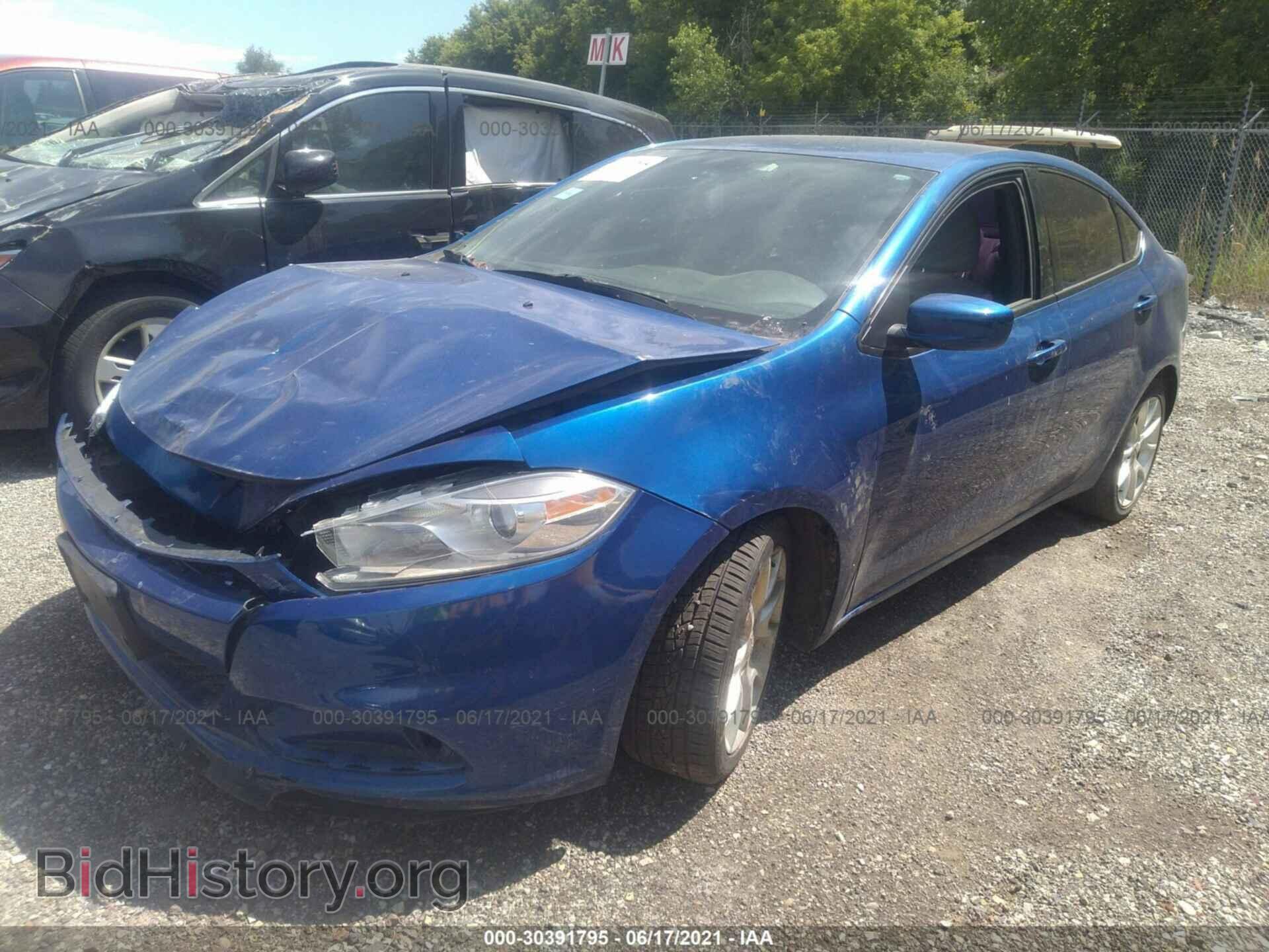 2013 DODGE DART - VIN: 1C3CDFBA3DD131839 - Фото 2