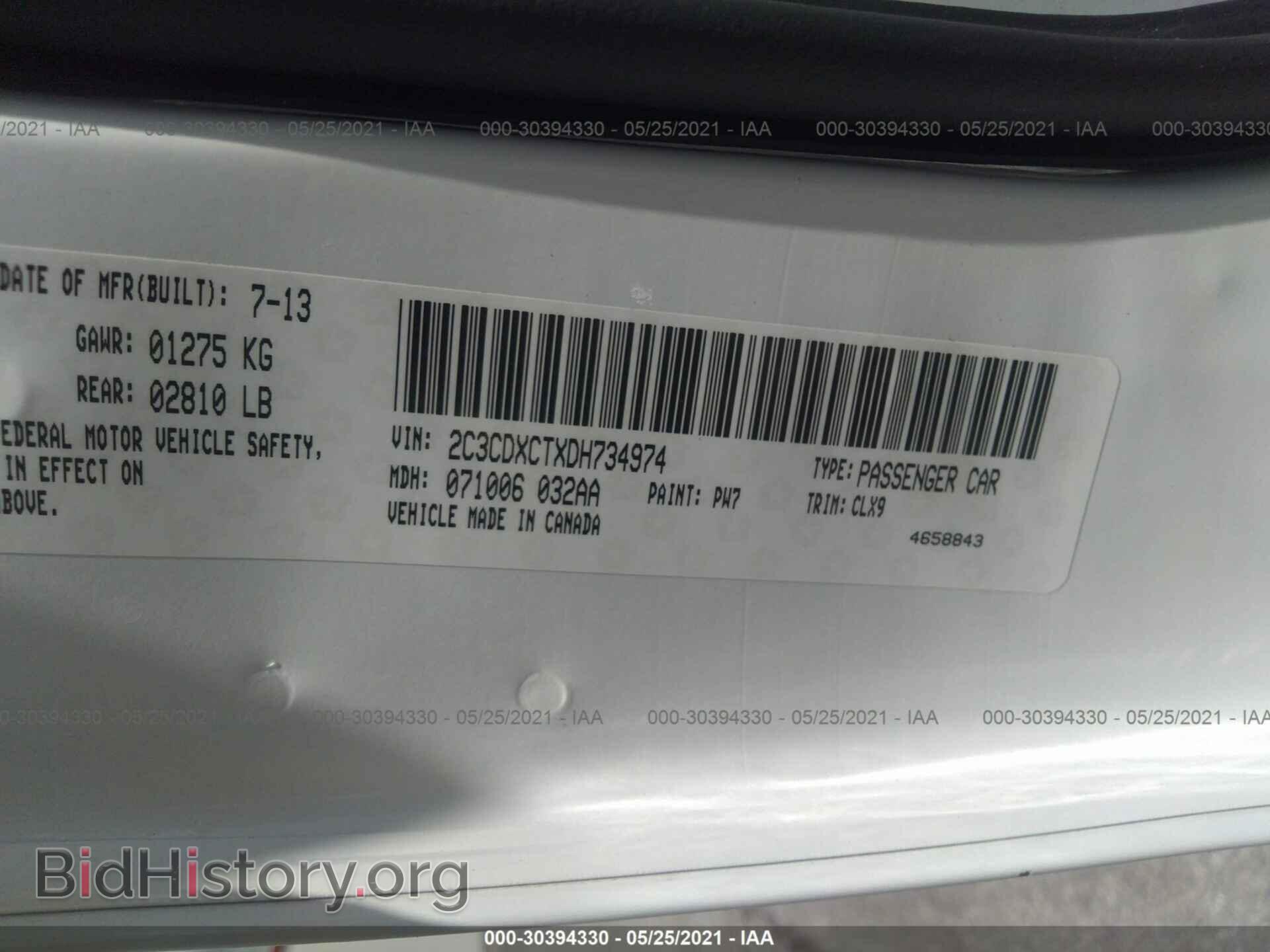 2013 DODGE CHARGER - VIN: 2C3CDXCTXDH734974 - Photo 9