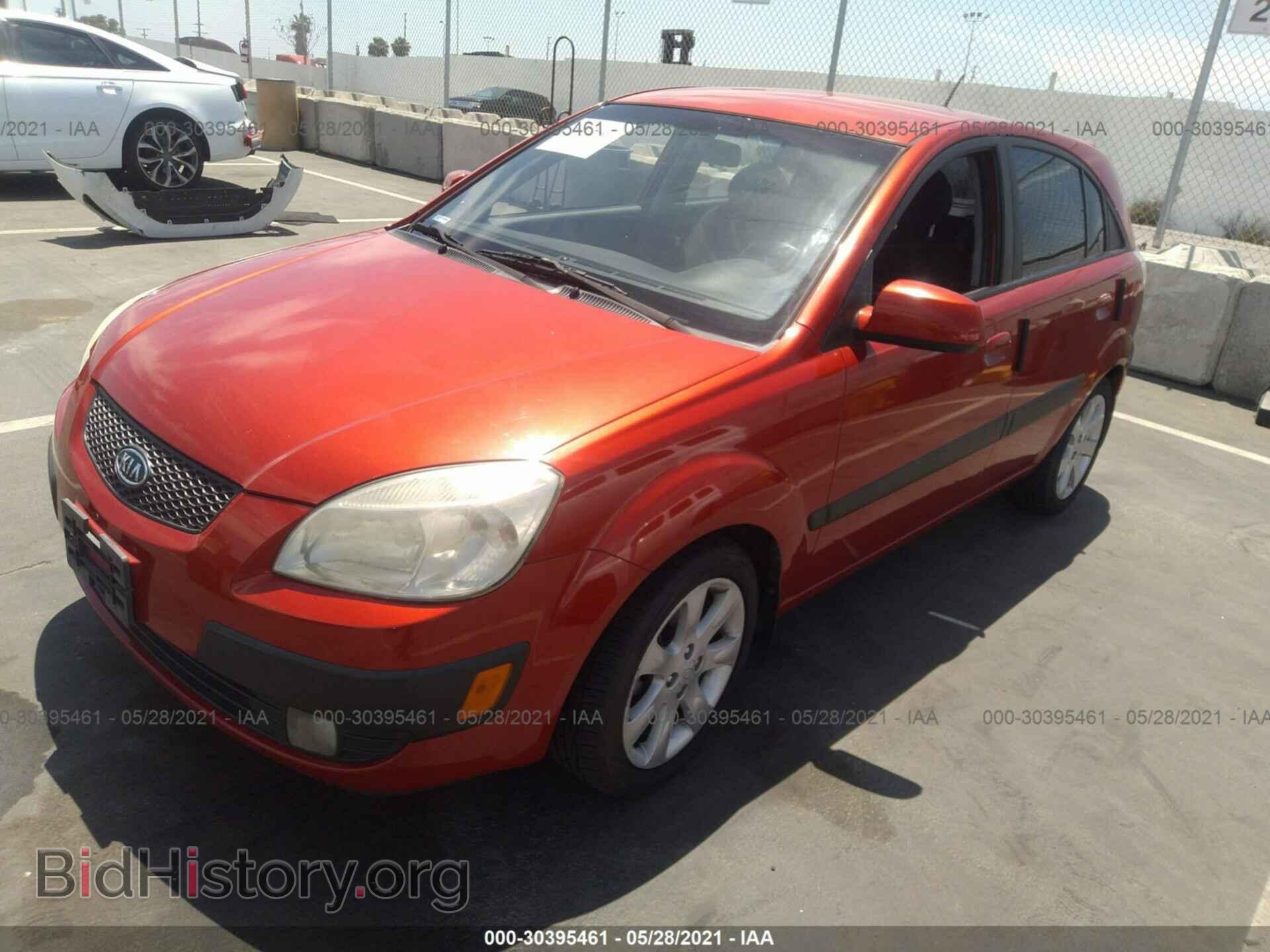 2007 KIA RIO5 - VIN: KNADE163476235841 - Фото 2