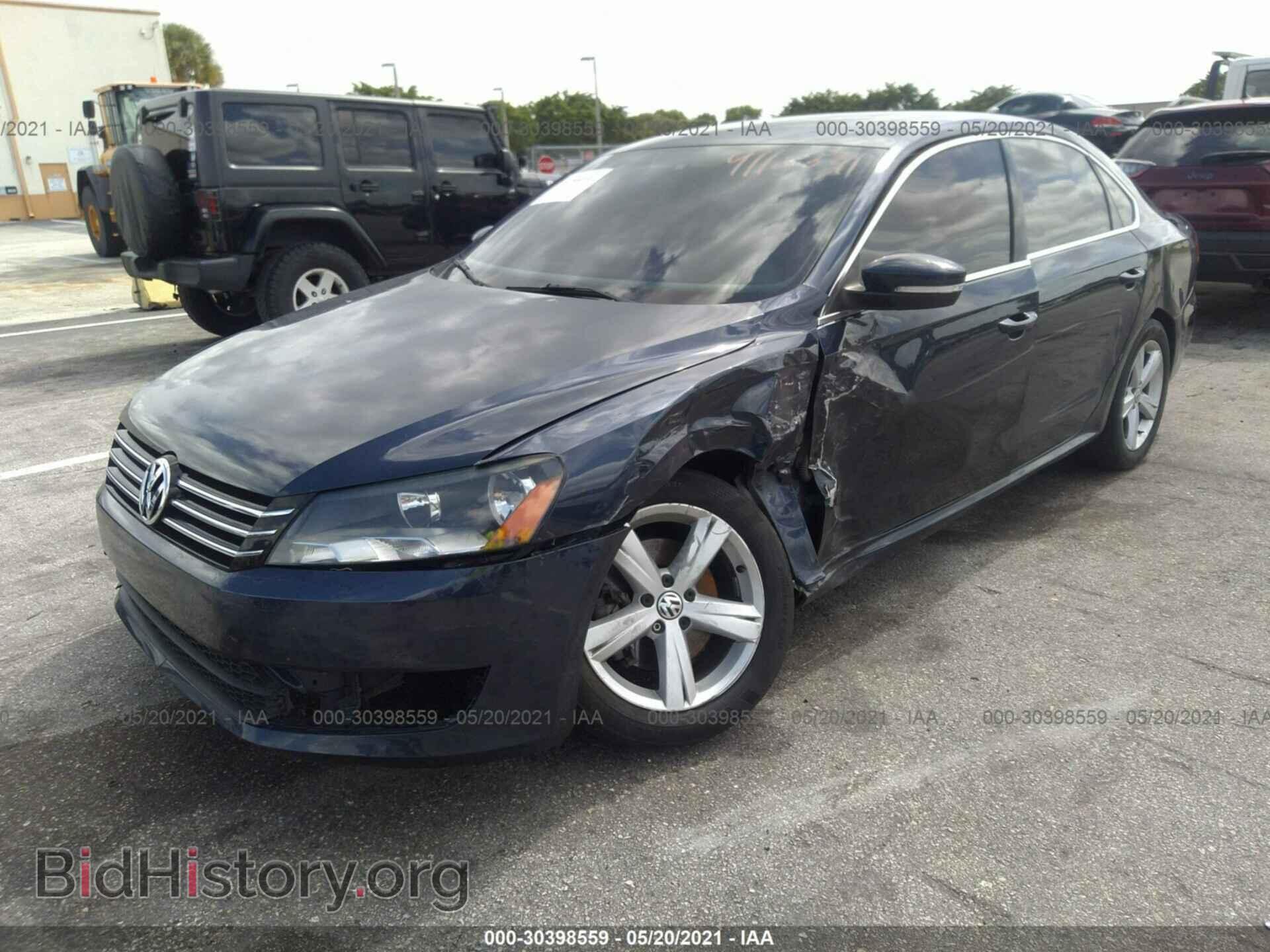 2014 VOLKSWAGEN PASSAT - VIN: 1VWBS7A32EC118848 - Фото 2