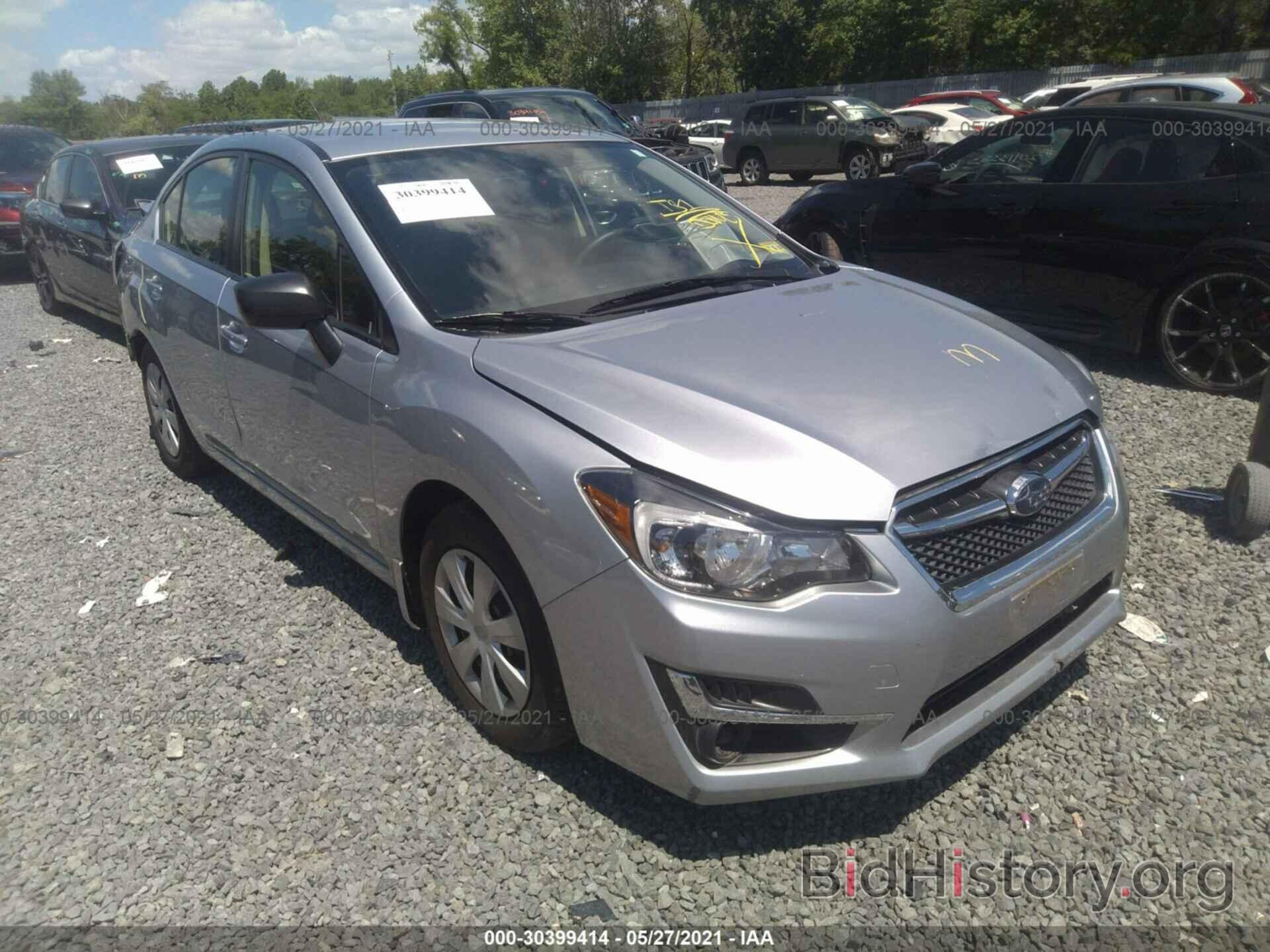 Photo JF1GJAA64GH011640 - SUBARU IMPREZA SEDAN 2016