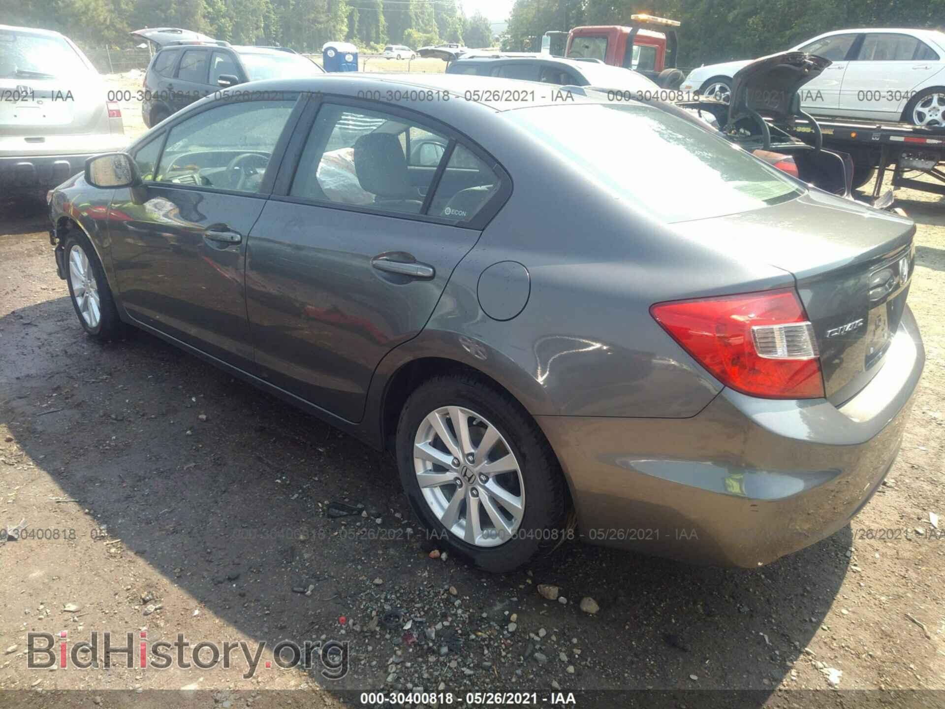 2012 HONDA CIVIC SDN - VIN: 2HGFB2F92CH504962 - Фото 3