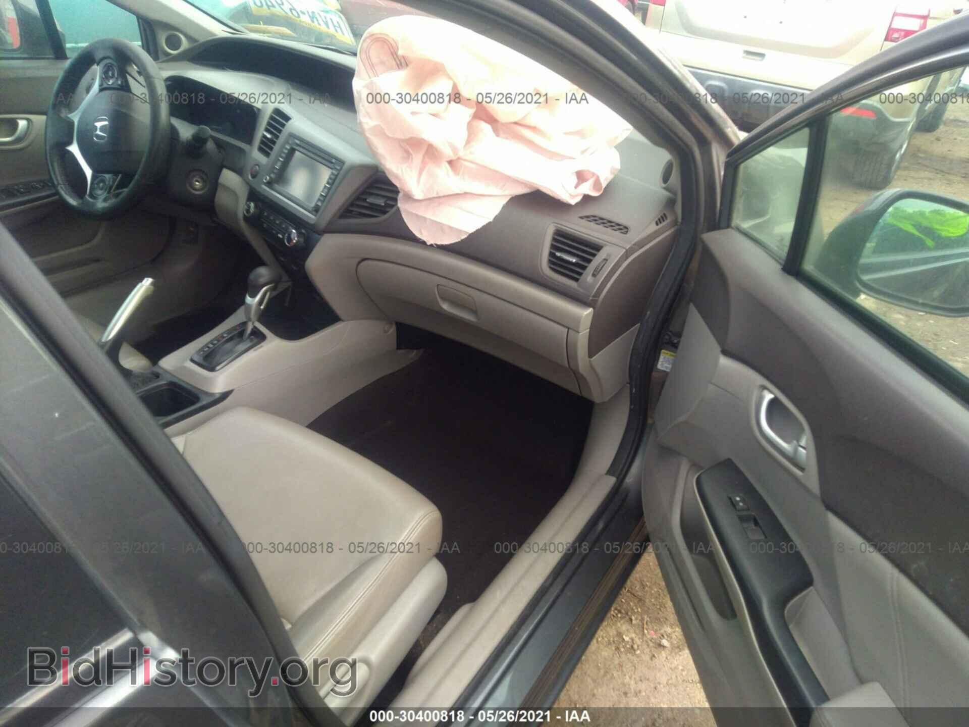 2012 HONDA CIVIC SDN - VIN: 2HGFB2F92CH504962 - Фото 5