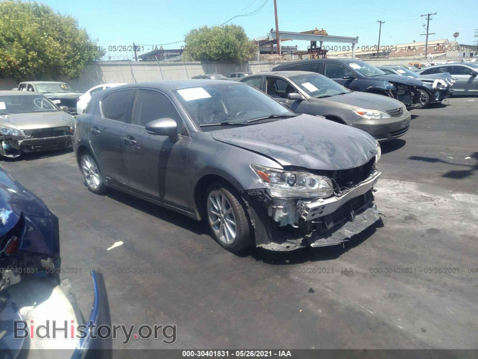Photo JTHKD5BHXC2113281 - LEXUS CT 200H 2012