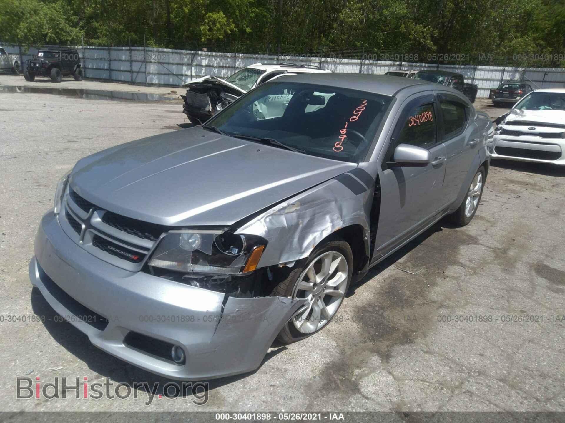 2013 DODGE AVENGER - VIN: 1C3CDZBG9DN636977 - Фото 2