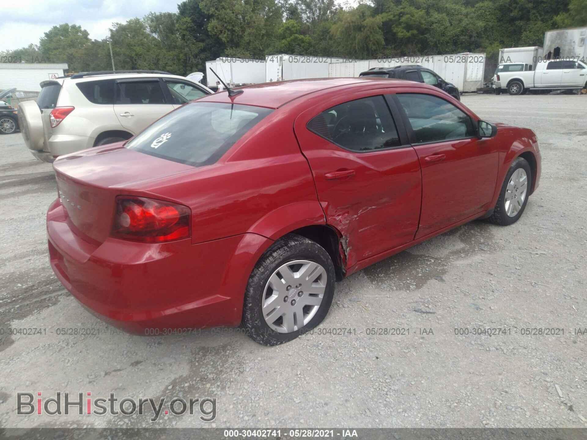 2013 DODGE AVENGER - VIN: 1C3CDZAG6DN749416 - Фото 4