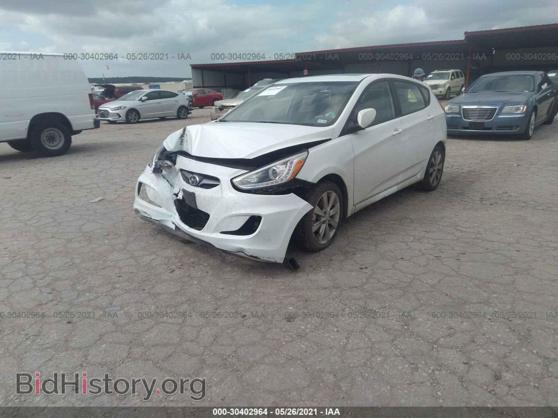 2014 HYUNDAI ACCENT - VIN: KMHCU5AE5EU166440 - Фото 2