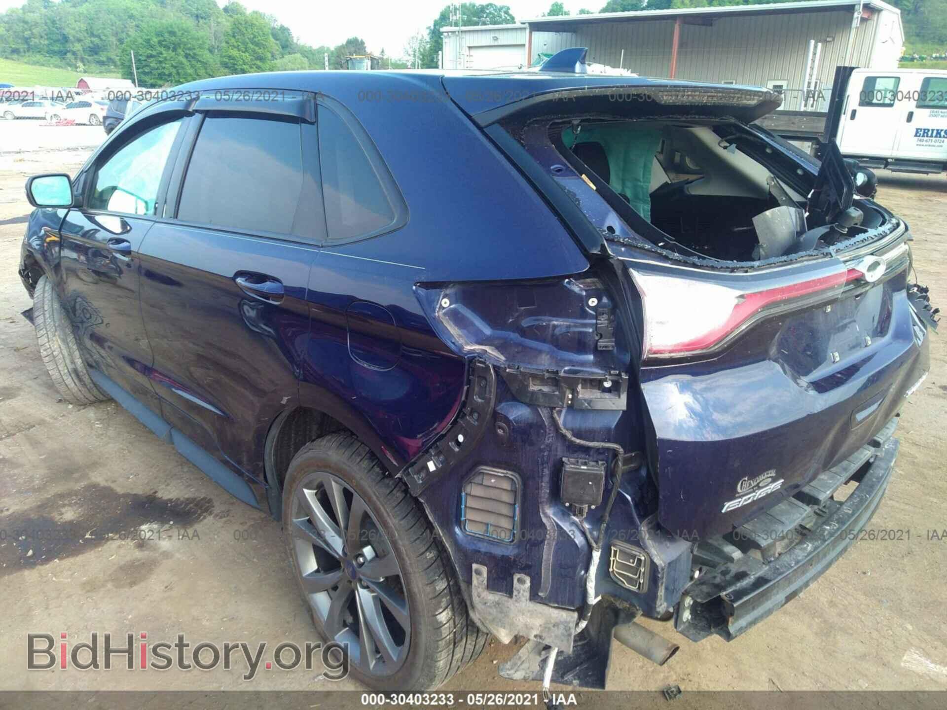2016 FORD EDGE - VIN: 2FMPK4AP8GBB87536 - Фото 3