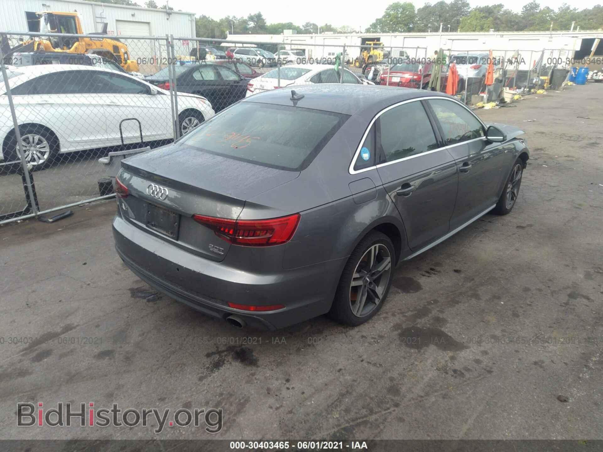 2017 AUDI A4 - VIN: WAUENAF45HN037189 - Фото 4