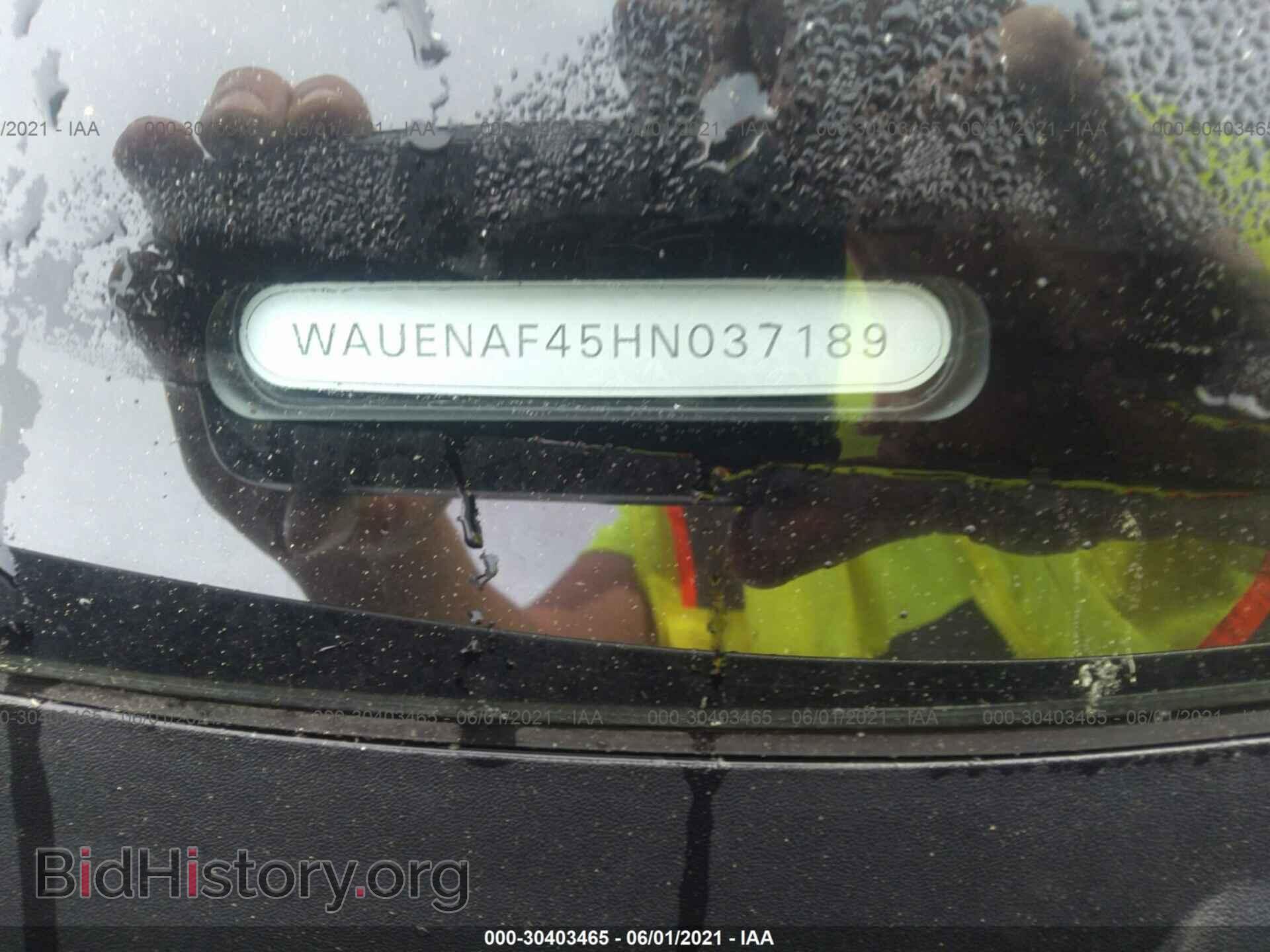 2017 AUDI A4 - VIN: WAUENAF45HN037189 - Фото 9