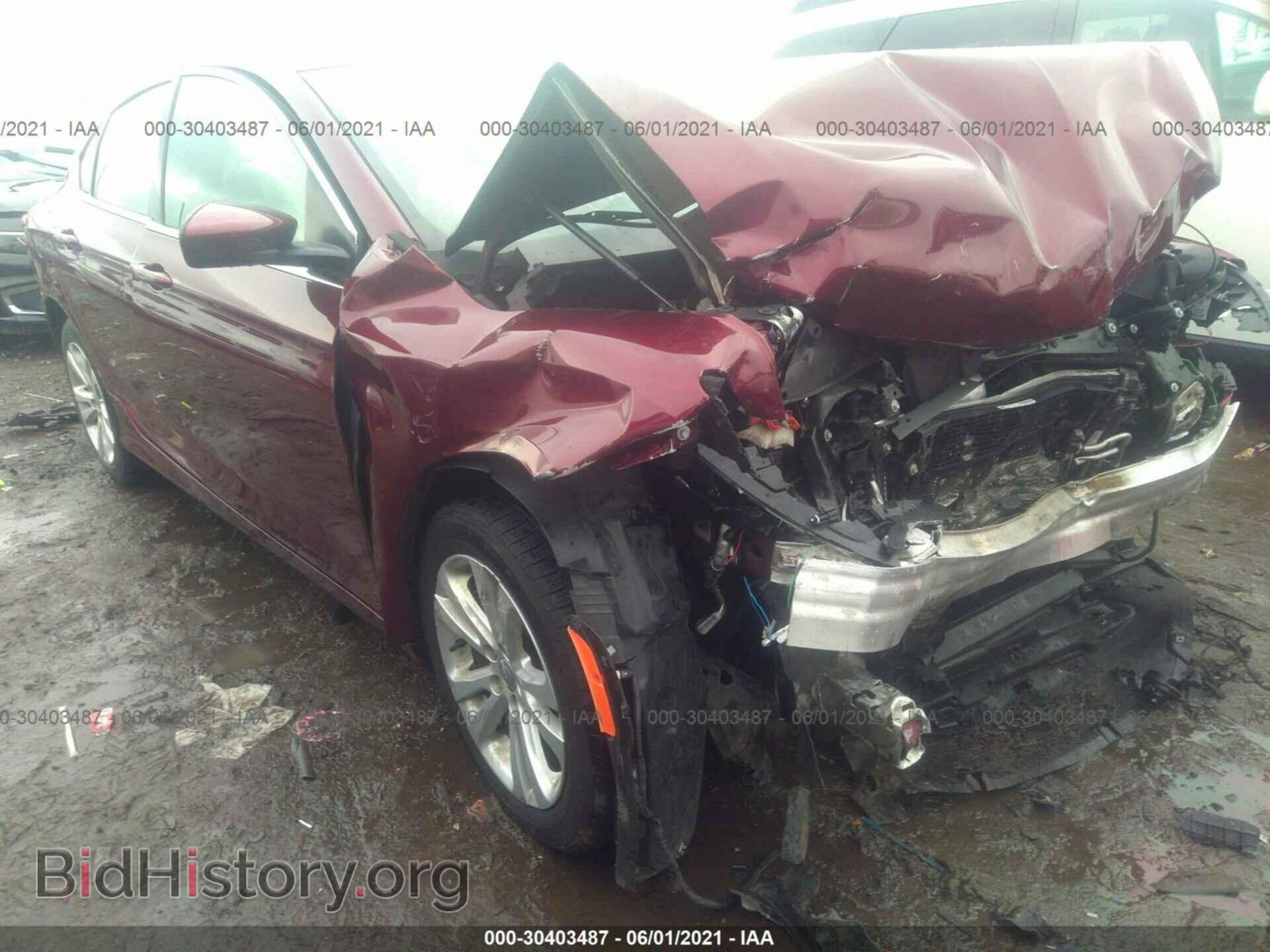 Фотография 1C3CCCAB6GN129089 - CHRYSLER 200 2016