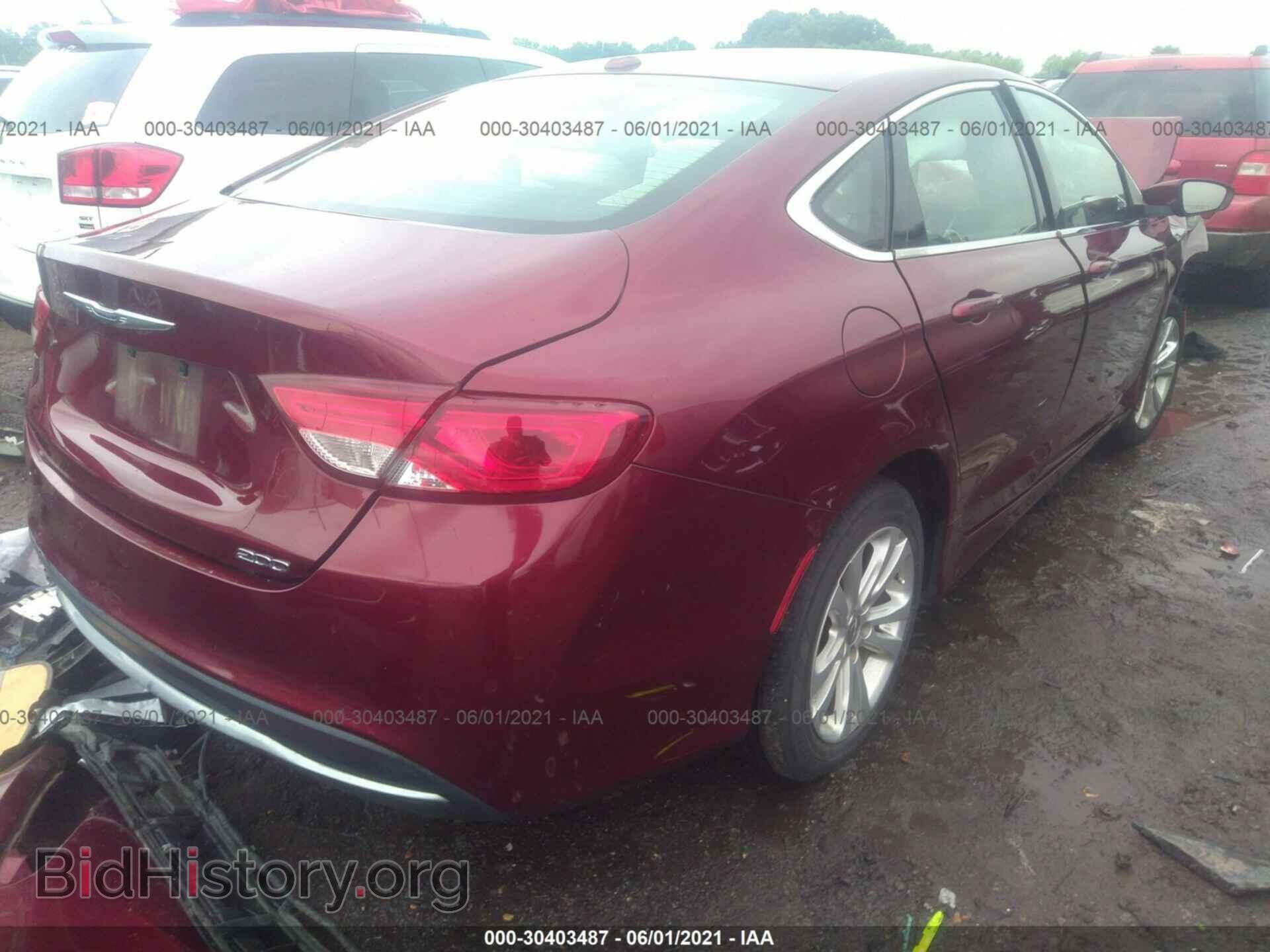 2016 CHRYSLER 200 - VIN: 1C3CCCAB6GN129089 - Фото 4