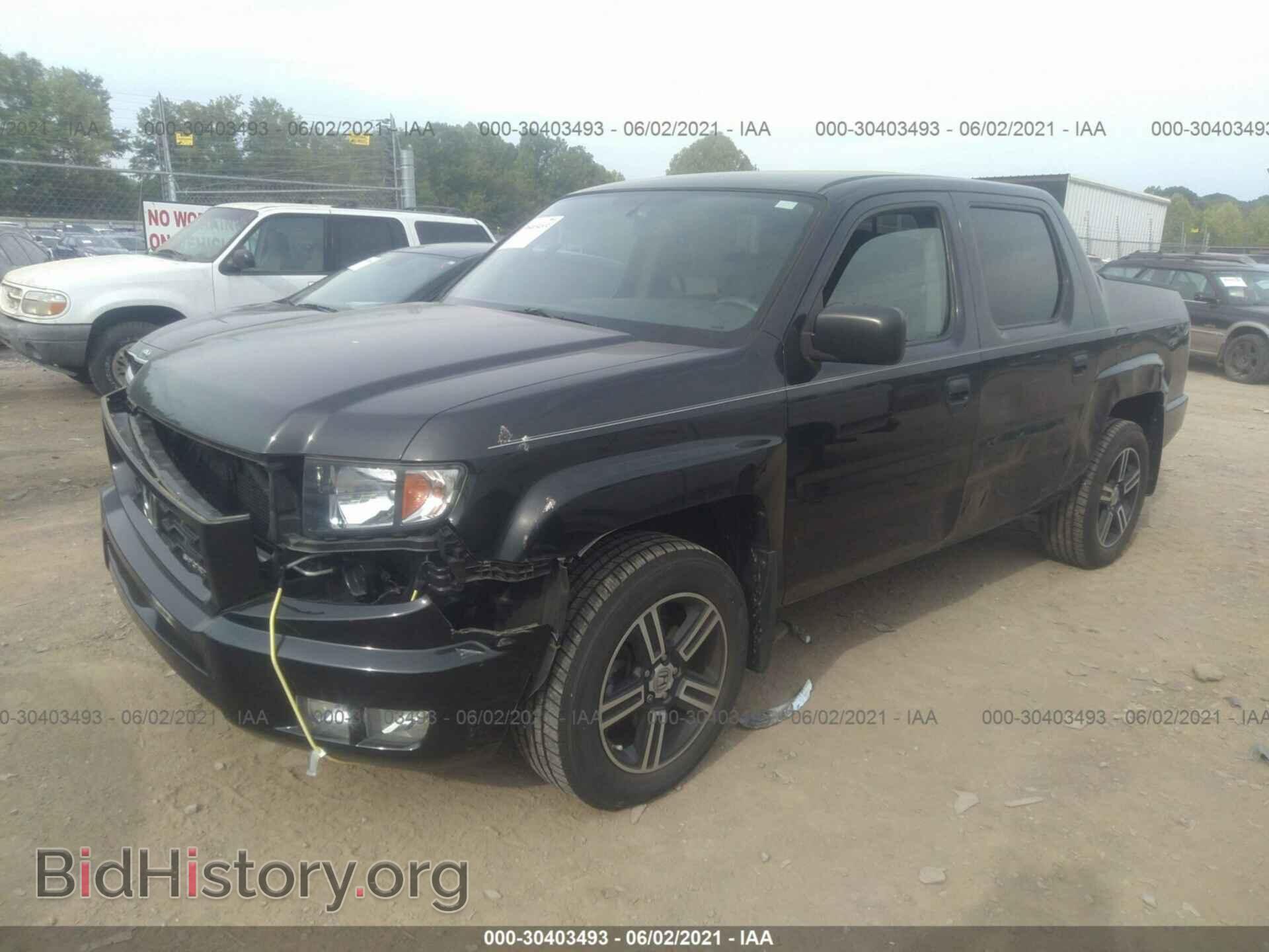 2013 HONDA RIDGELINE - VIN: 5FPYK1F71DB006735 - Фото 2