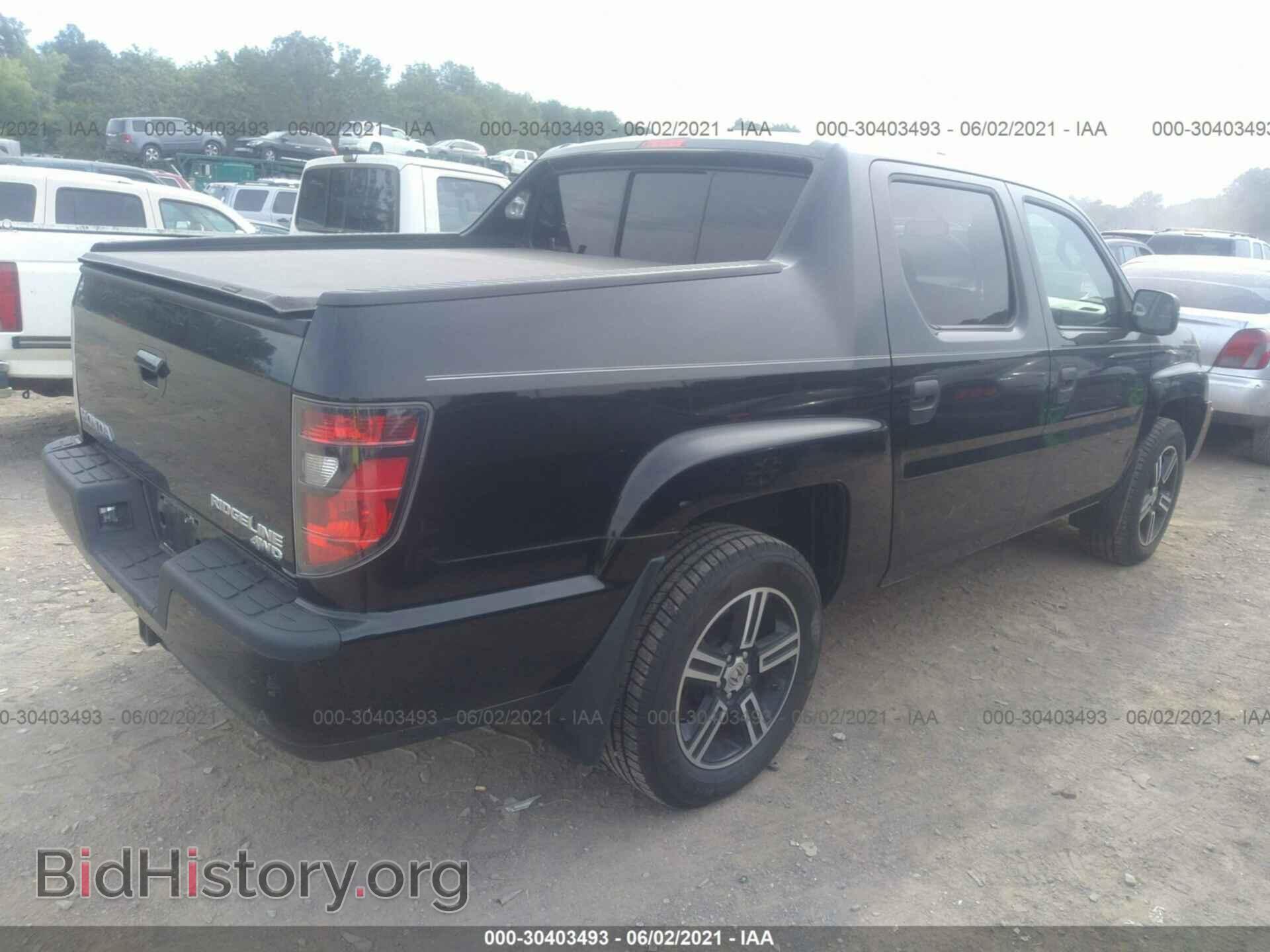 2013 HONDA RIDGELINE - VIN: 5FPYK1F71DB006735 - Фото 4