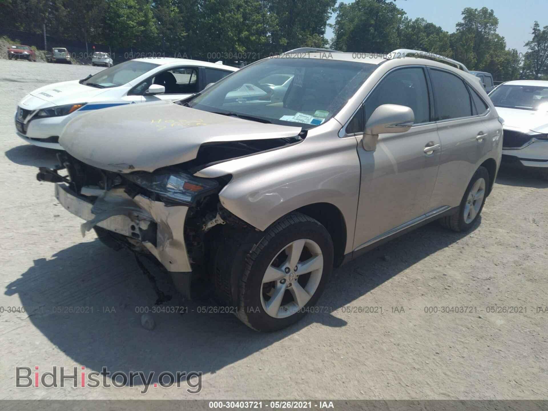 2013 LEXUS RX 350 - VIN: 2T2BK1BA1DC179669 - Фото 2
