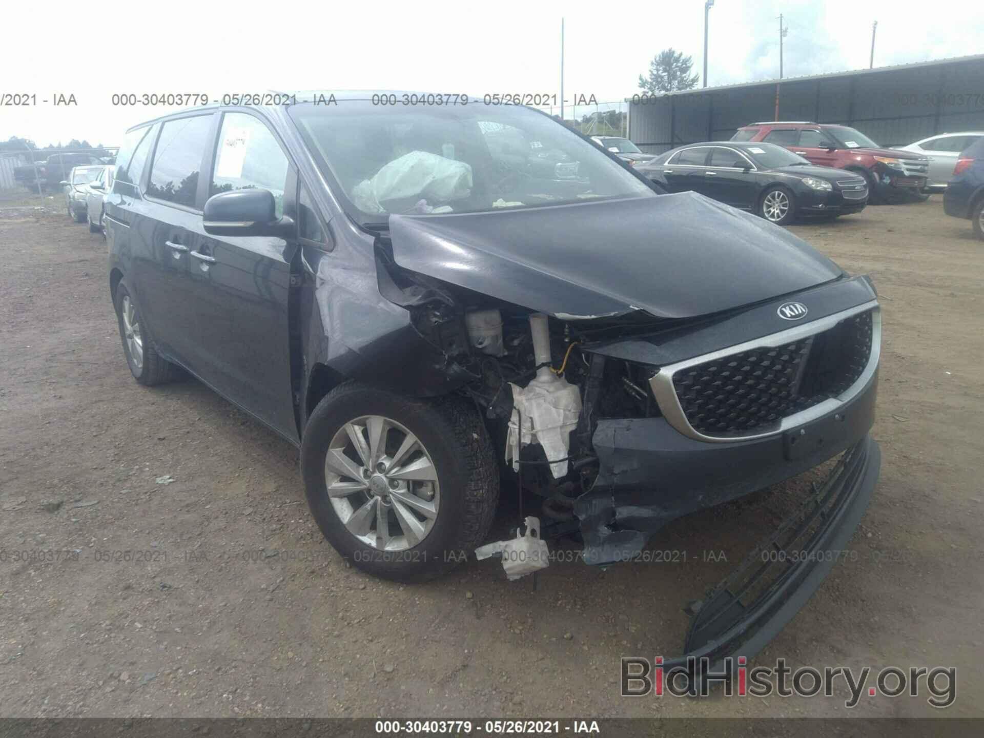 Photo KNDMB5C14H6231683 - KIA SEDONA 2017