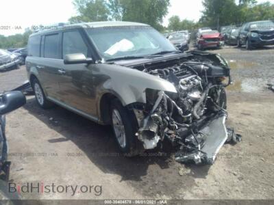 2012 Ford FLEX SEL, зеленый — VIN 2FMHK6CC7CBD22221, IAAI