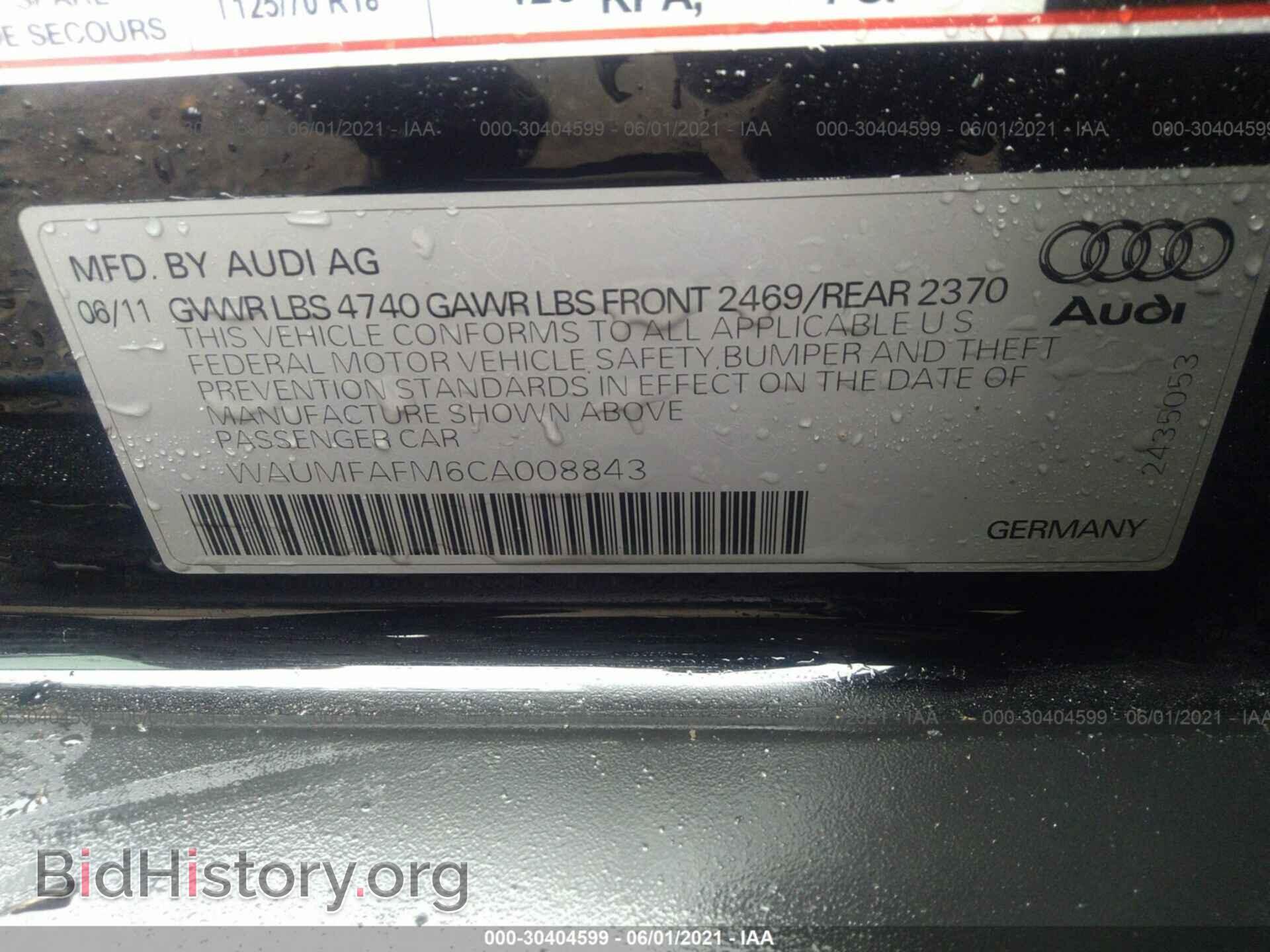 2012 AUDI A3 - VIN: WAUMFAFM6CA008843 - Фото 9
