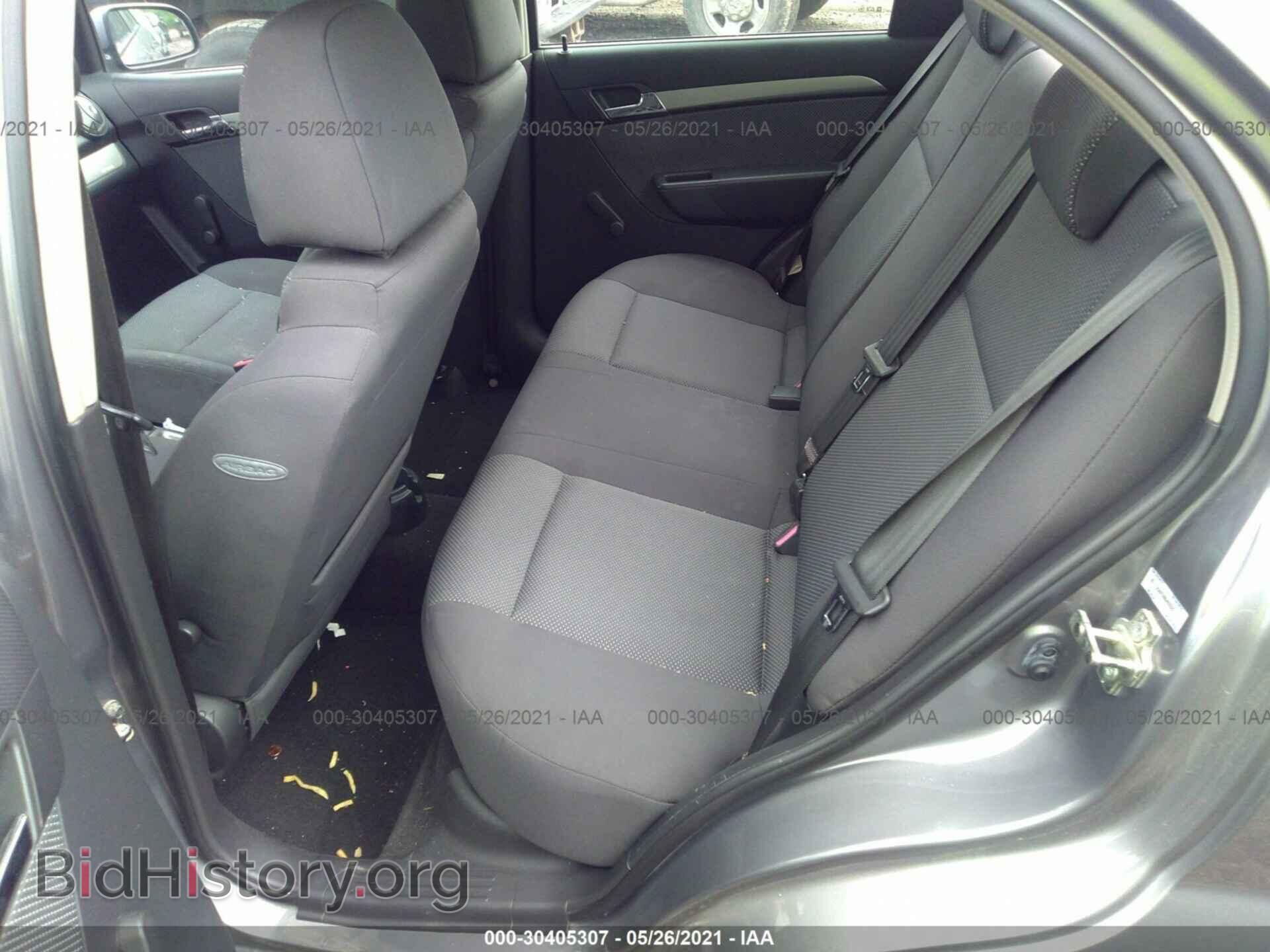 2009 CHEVROLET AVEO - VIN: KL1TD56E59B403322 - Фото 8