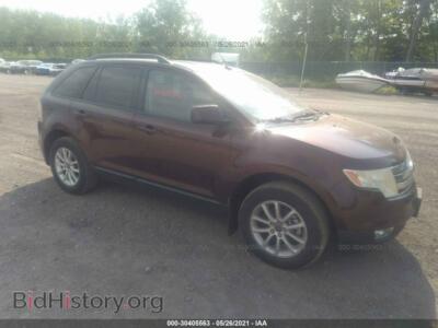 2010 Ford EDGE SEL, burgundy — VIN 2FMDK4JC0ABA05366, IAAI