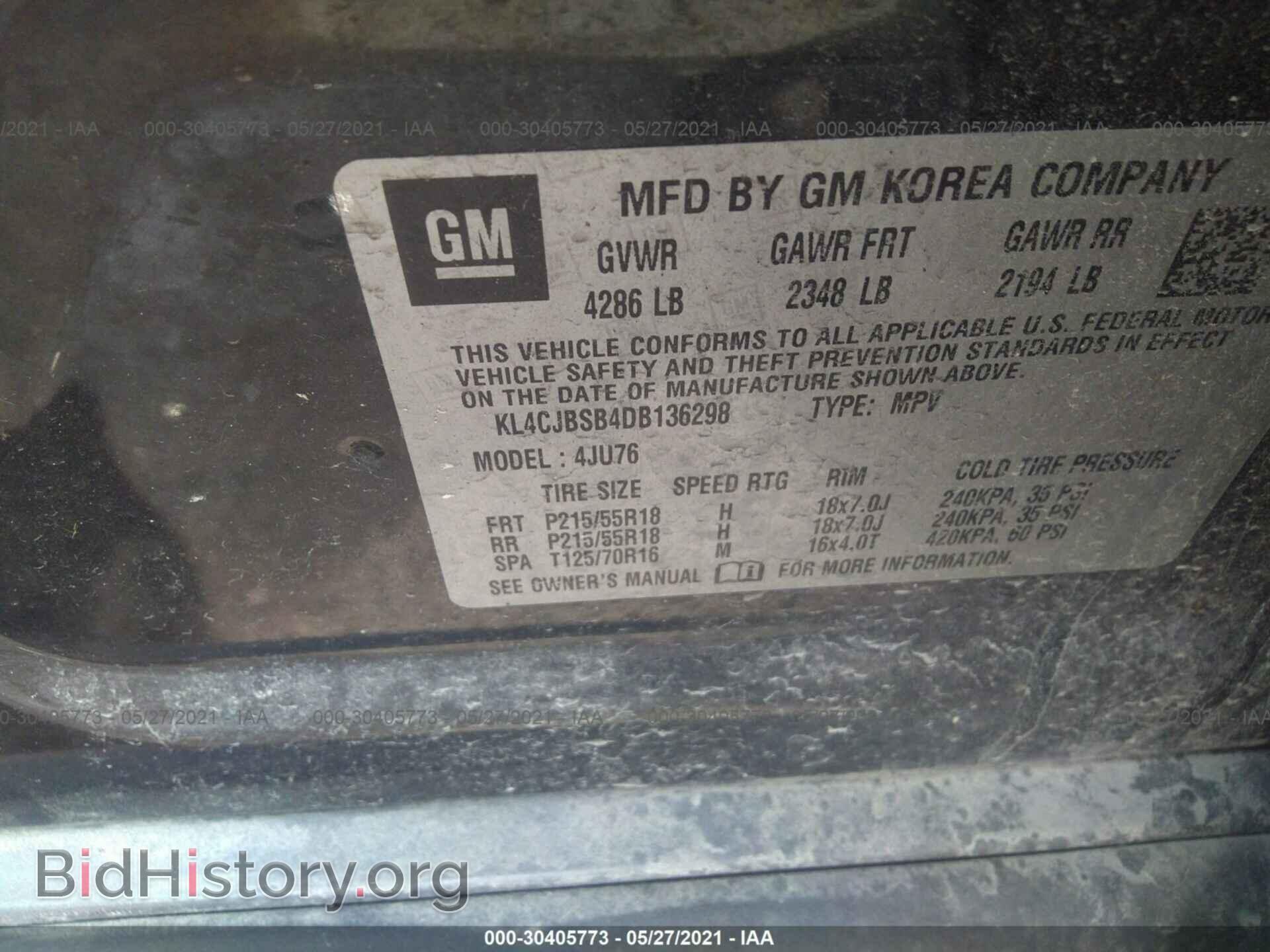 2013 BUICK ENCORE - VIN: KL4CJBSB4DB136298 - Photo 9