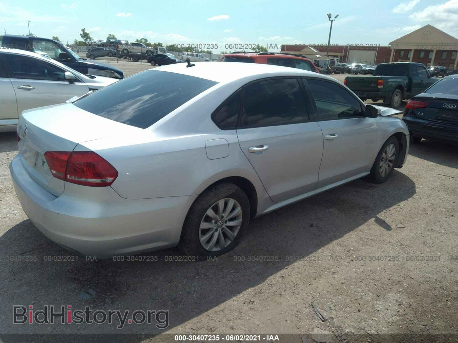 2013 VOLKSWAGEN PASSAT - VIN: 1VWAH7A30DC024265 - Фото 4