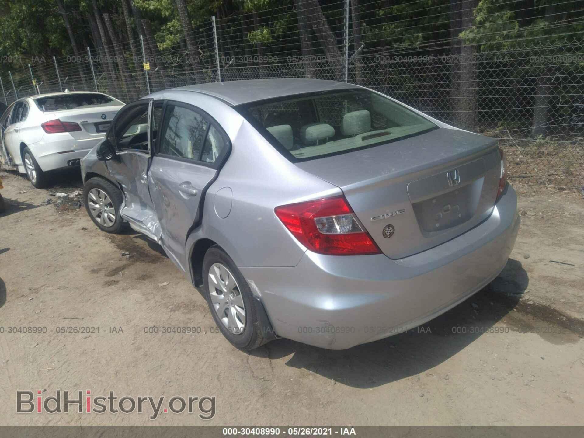 2012 HONDA CIVIC SDN - VIN: 2HGFB2F59CH315173 - Фото 3