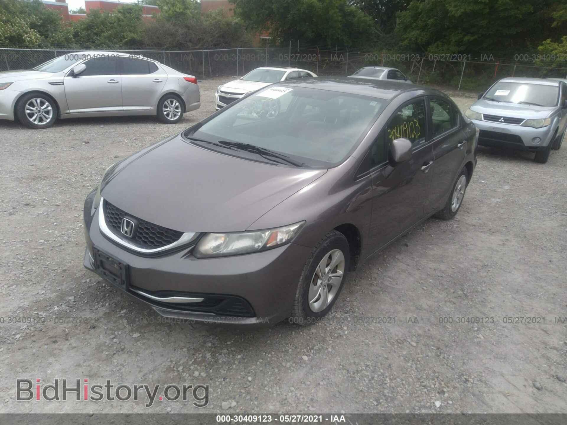 2013 HONDA CIVIC SDN - VIN: 19XFB2F50DE044774 - Фото 2