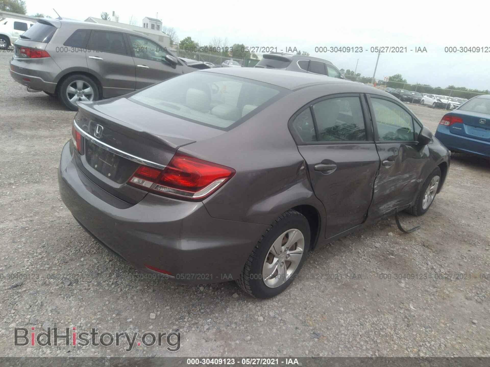 2013 HONDA CIVIC SDN - VIN: 19XFB2F50DE044774 - Фото 4