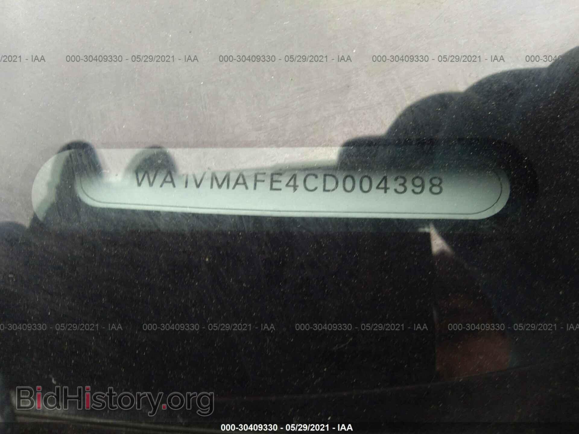 2012 AUDI Q7 - VIN: WA1VMAFE4CD004398 - Фото 9