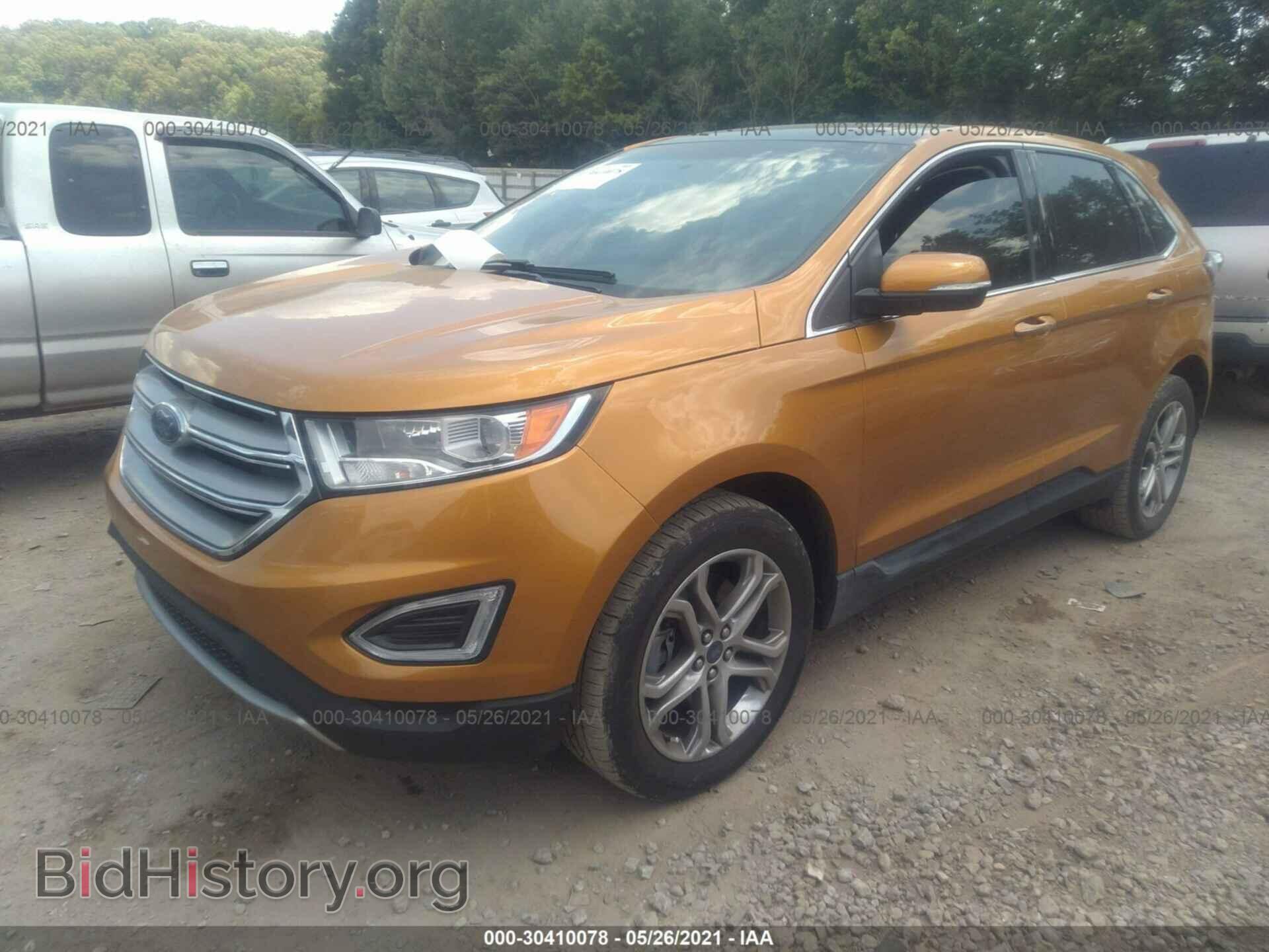 2016 FORD EDGE - VIN: 2FMPK3K89GBB22213 - Фото 2