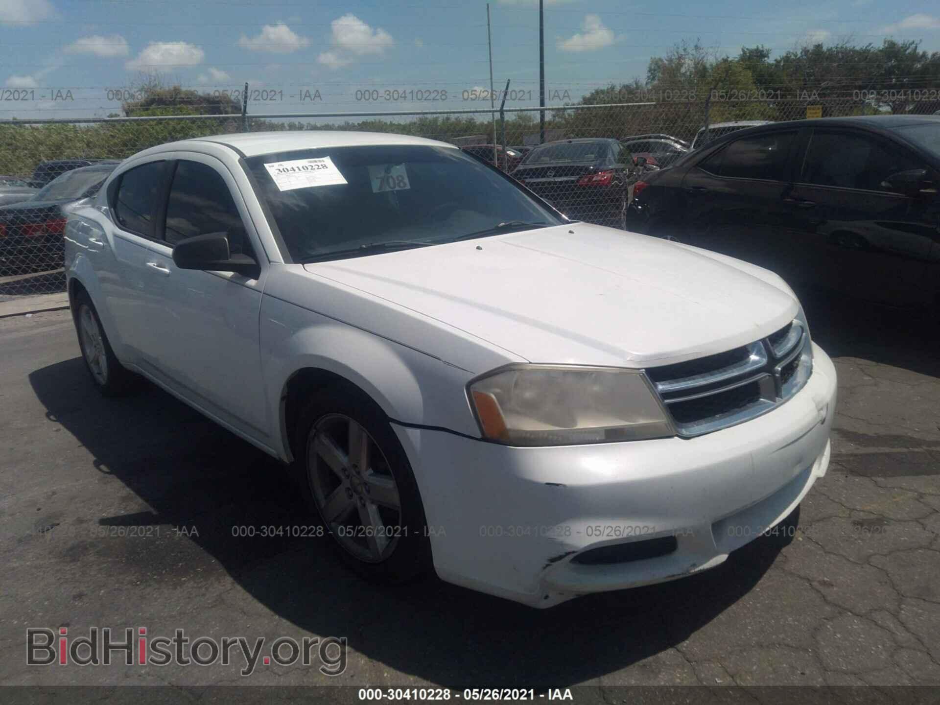Фотография 1C3CDZAB9DN566841 - DODGE AVENGER 2013
