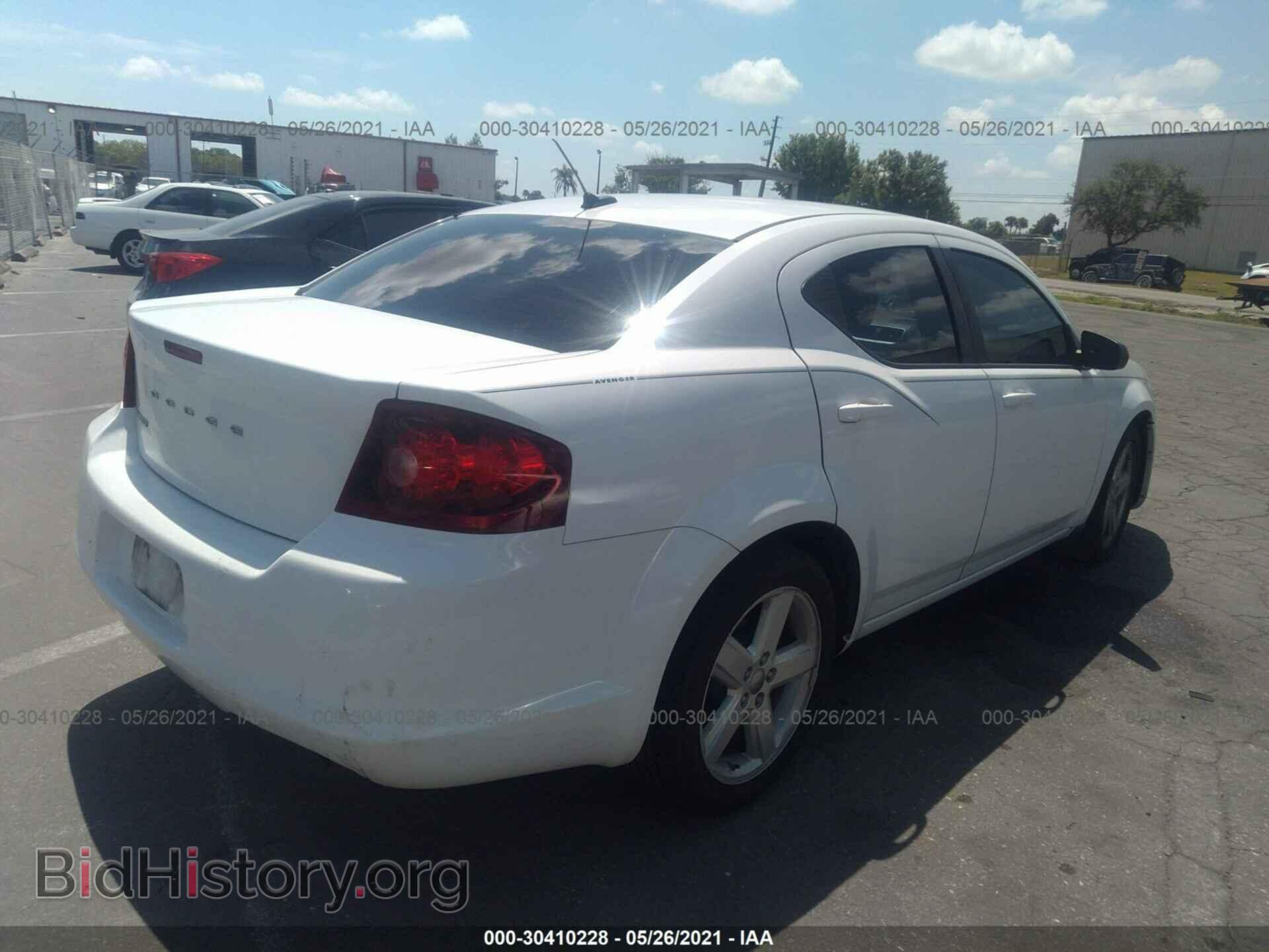 2013 DODGE AVENGER - VIN: 1C3CDZAB9DN566841 - Фото 4
