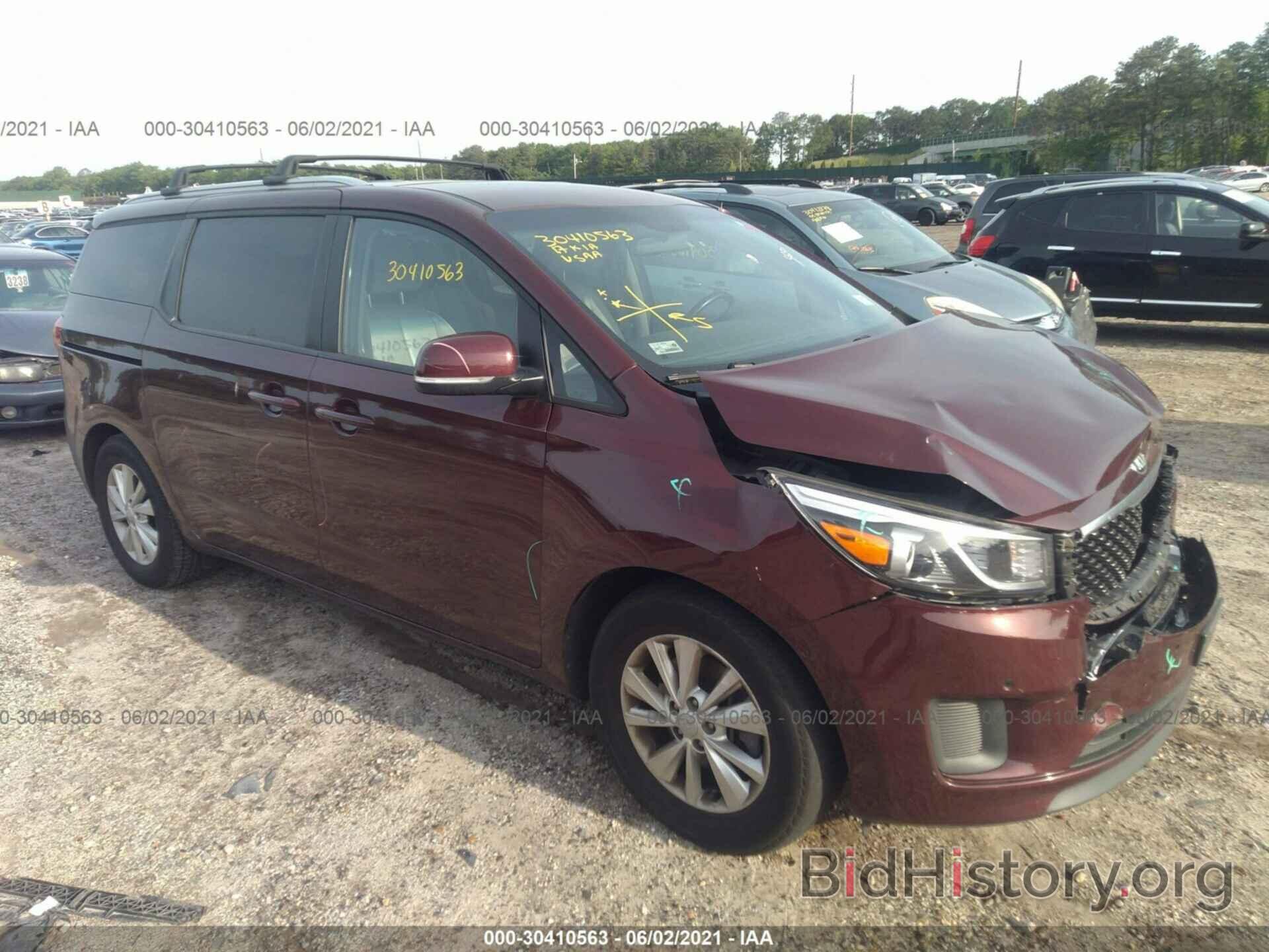 Photo KNDMB5C11H6237876 - KIA SEDONA 2017