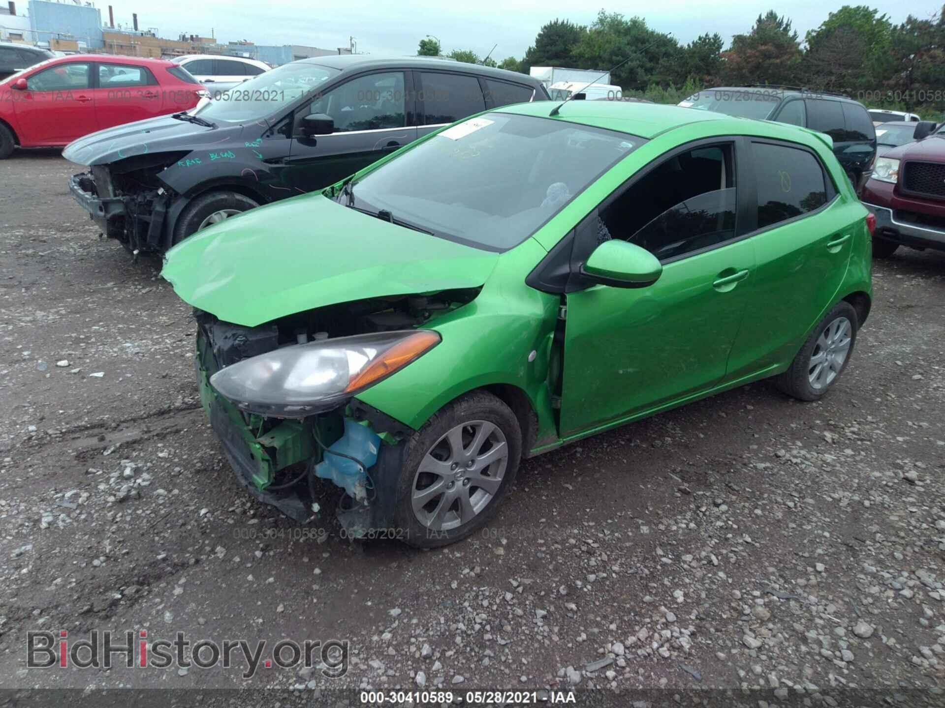 2012 MAZDA MAZDA2 - VIN: JM1DE1LZ0C0136149 - Фото 2