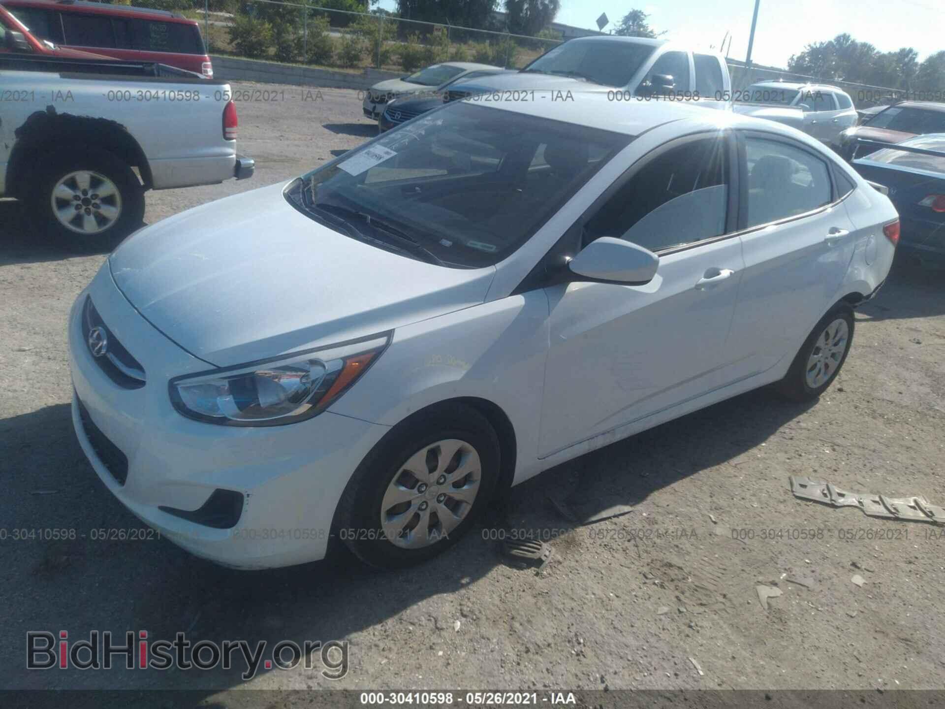 2016 HYUNDAI ACCENT - VIN: KMHCT4AE0GU062907 - Фото 2