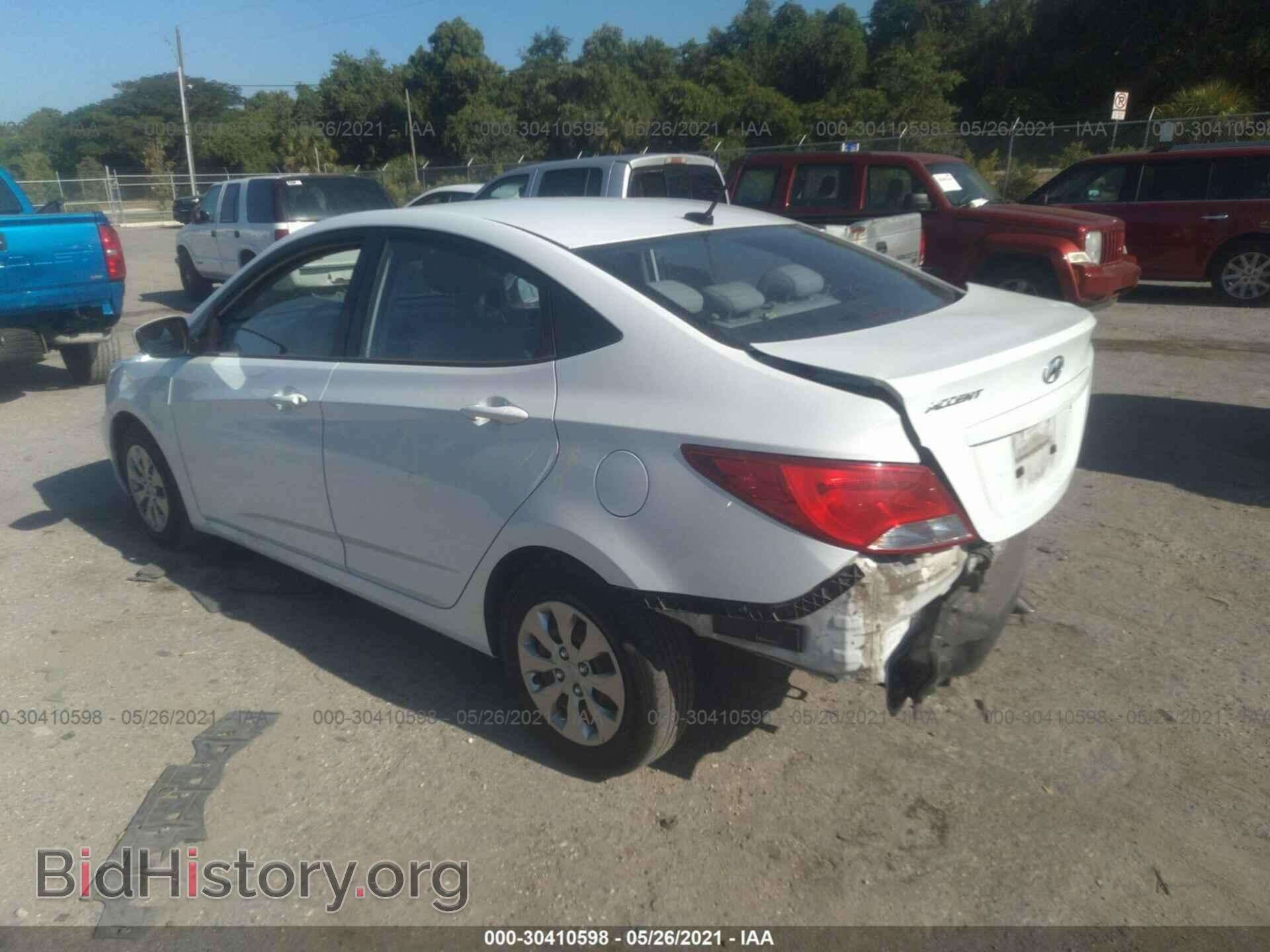 2016 HYUNDAI ACCENT - VIN: KMHCT4AE0GU062907 - Фото 3