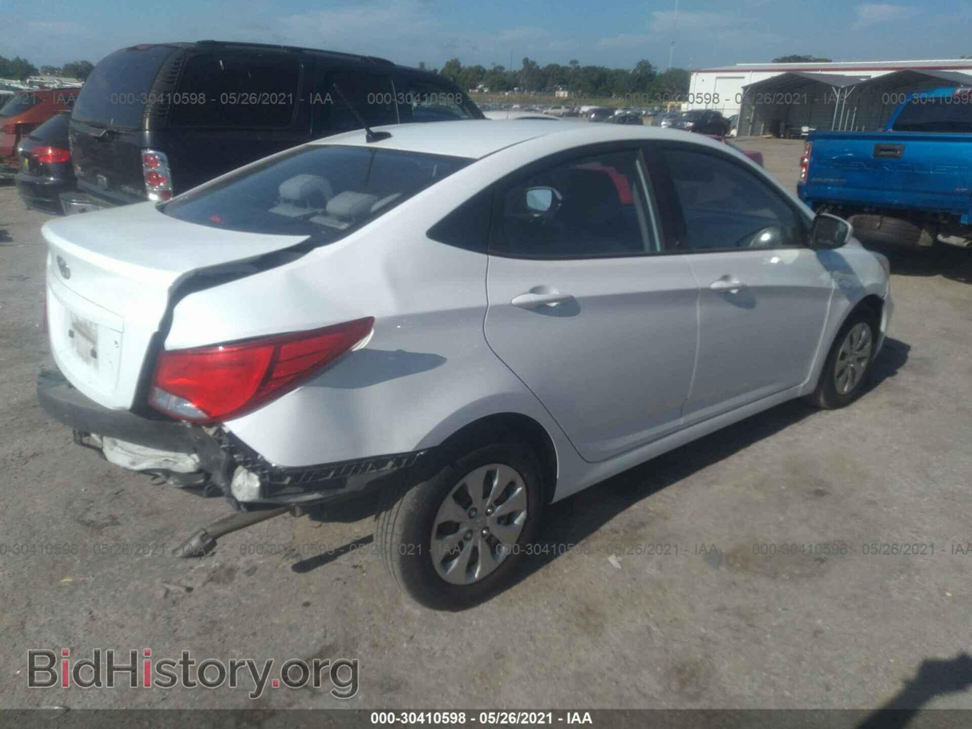 2016 HYUNDAI ACCENT - VIN: KMHCT4AE0GU062907 - Фото 4