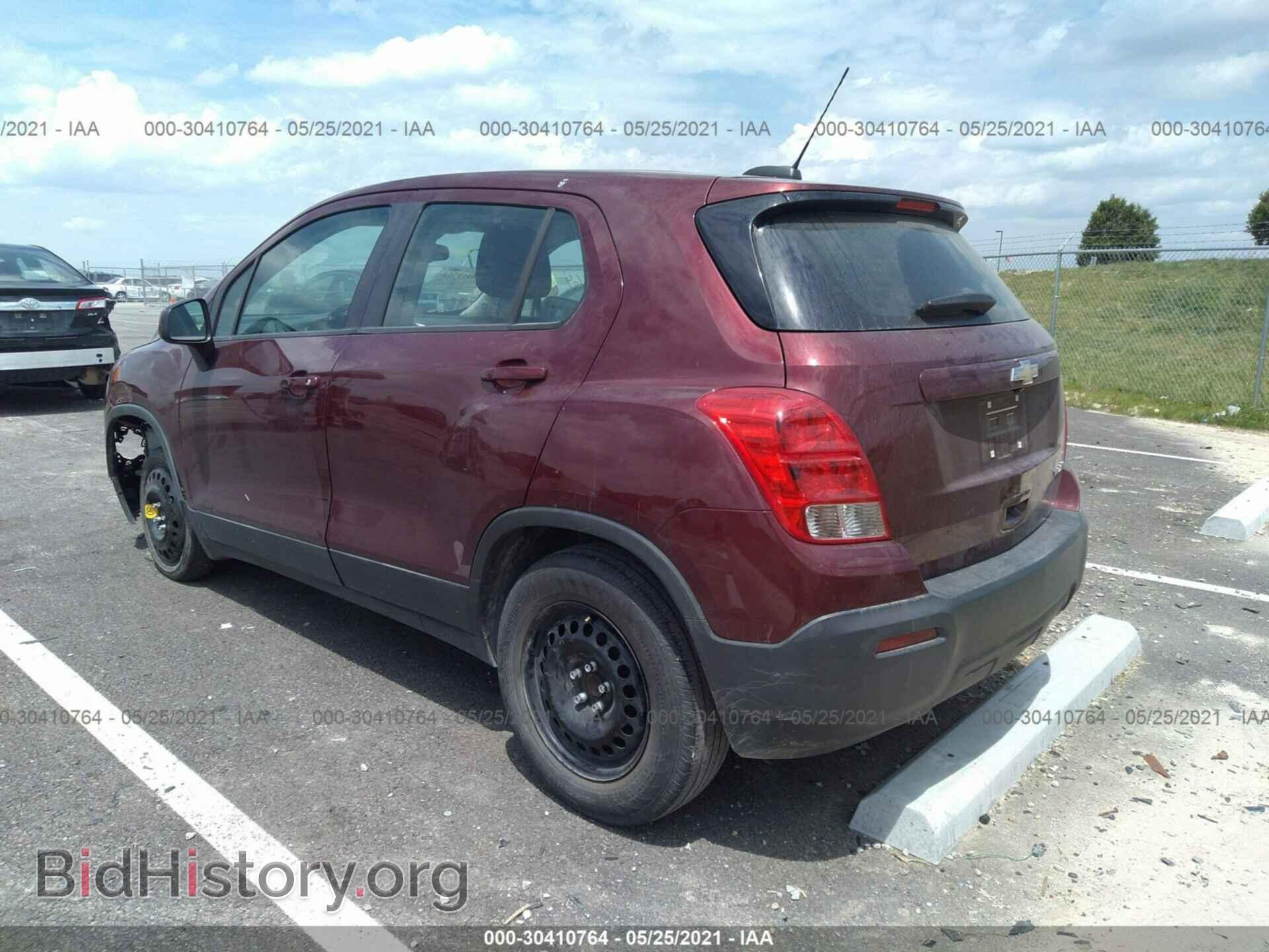 2016 CHEVROLET TRAX - VIN: 3GNCJKSB9GL240835 - Фото 3