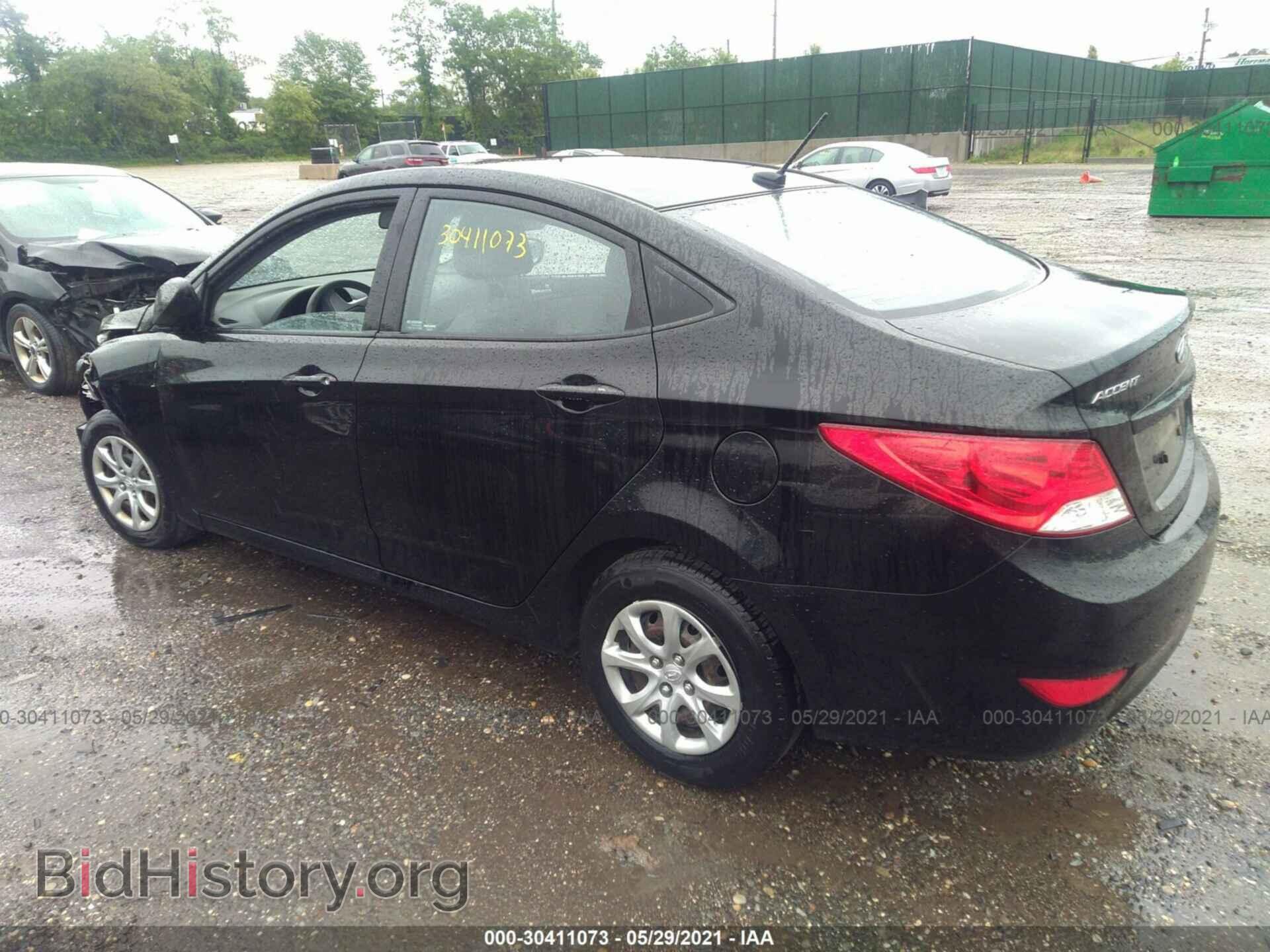 2013 HYUNDAI ACCENT - VIN: KMHCT4AE1DU449736 - Фото 3
