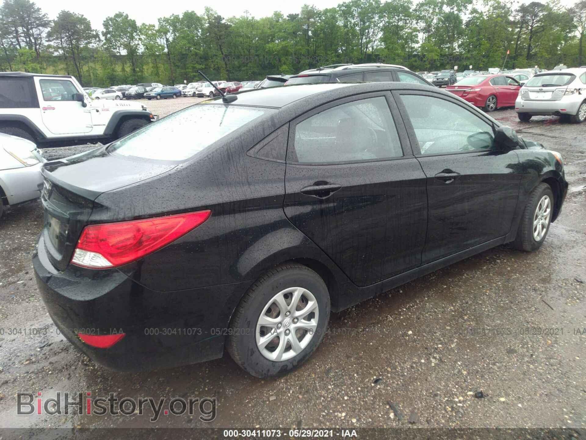 2013 HYUNDAI ACCENT - VIN: KMHCT4AE1DU449736 - Фото 4