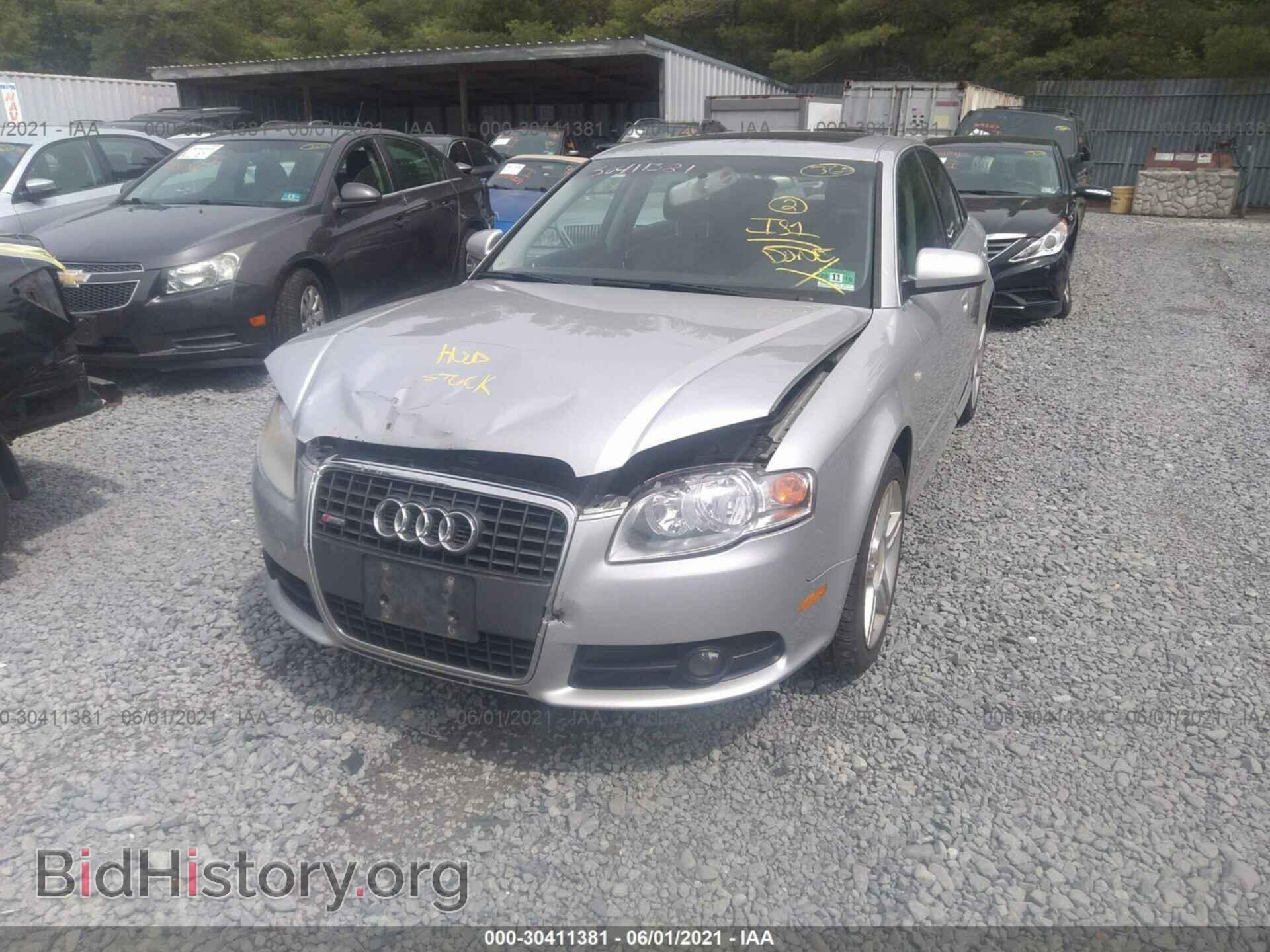 2008 AUDI A4 - VIN: WAUDF78E78A071353 - Фото 2