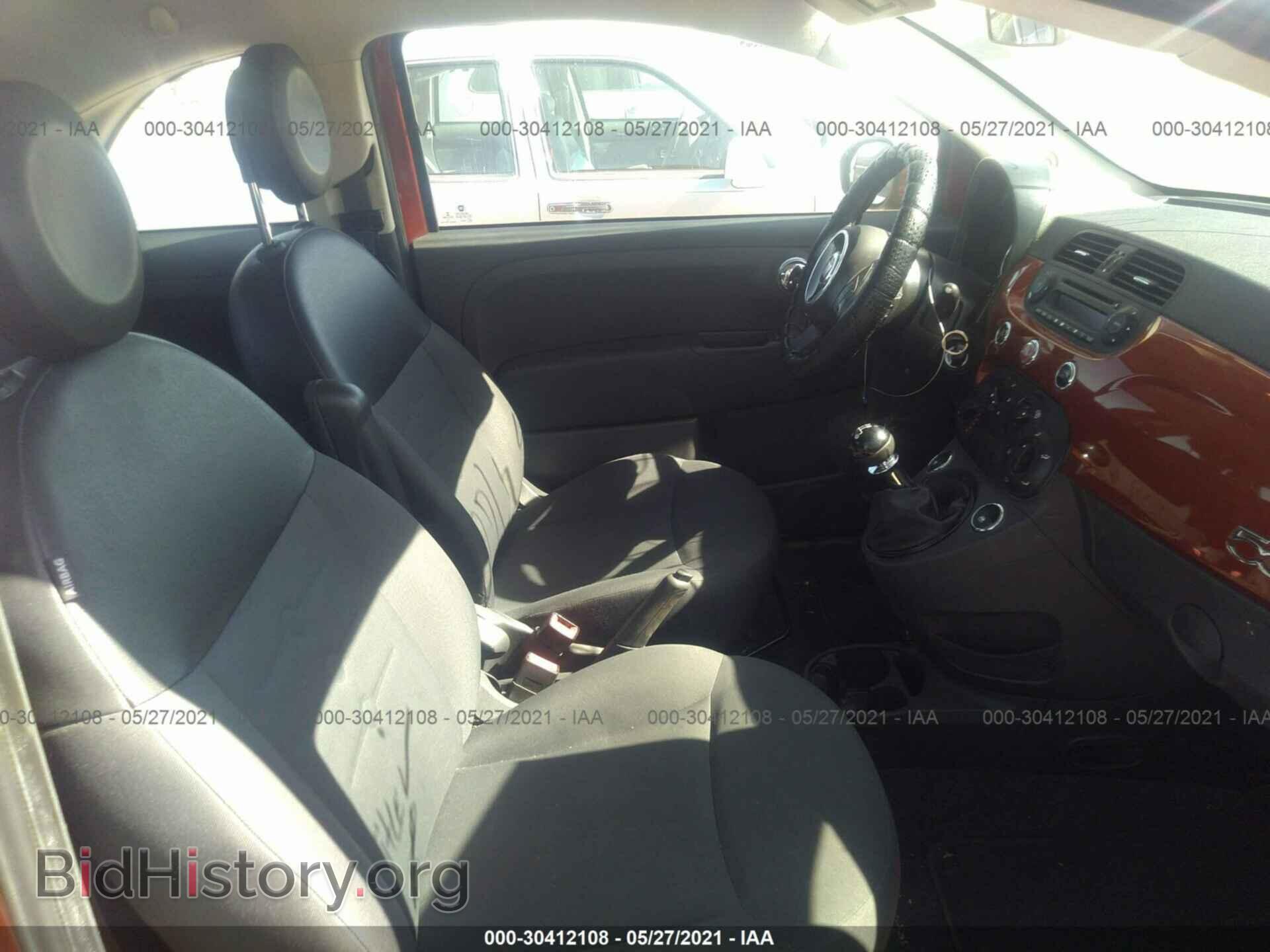 2013 FIAT 500 - VIN: 3C3CFFAR1DT612023 - Photo 5