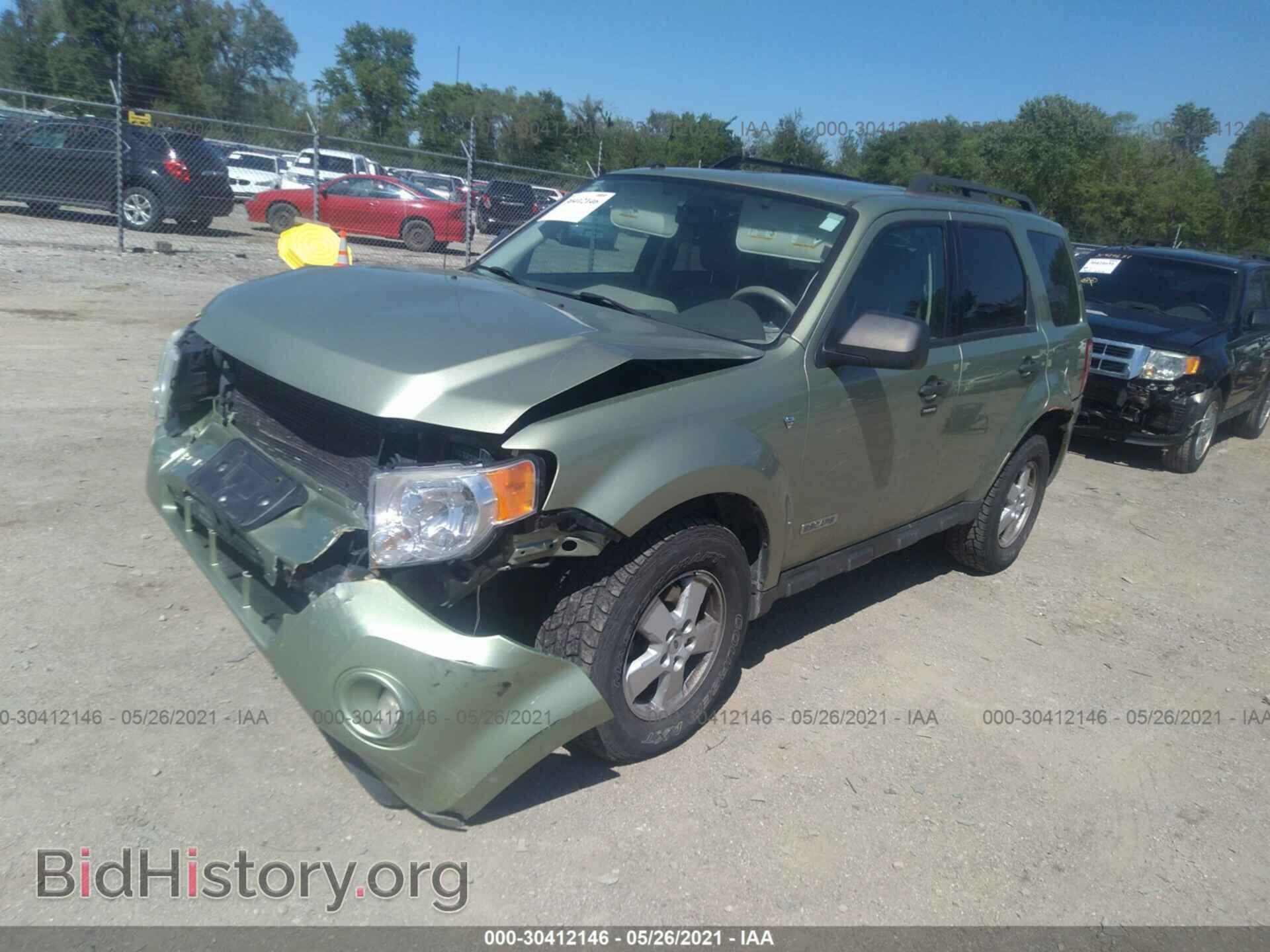 2008 FORD ESCAPE - VIN: 1FMCU93128KD23052 - Фото 2