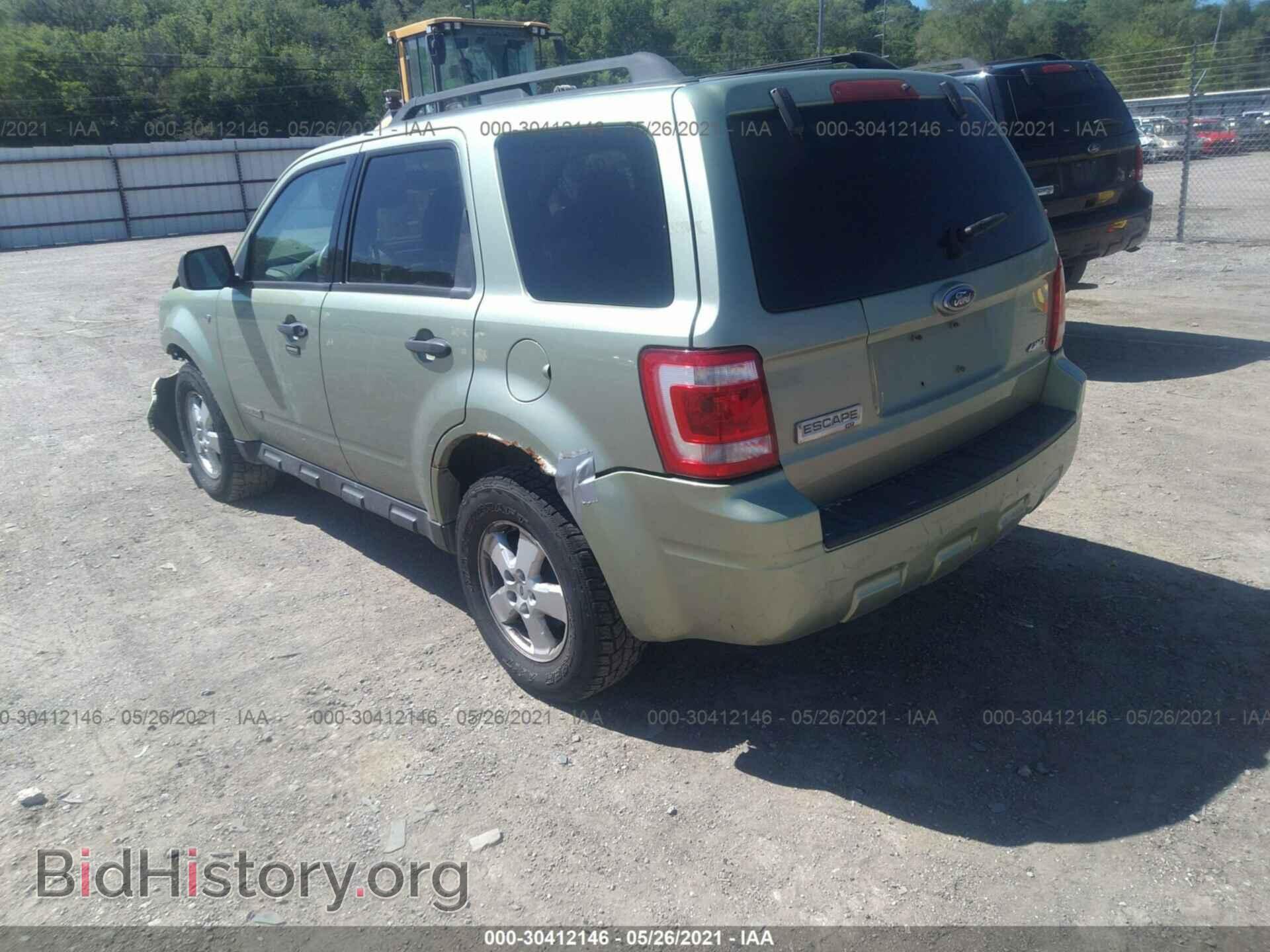 2008 FORD ESCAPE - VIN: 1FMCU93128KD23052 - Фото 3