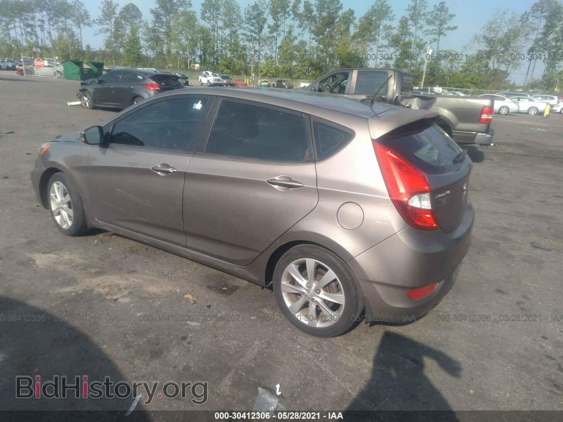 2013 HYUNDAI ACCENT - VIN: KMHCU5AE1DU104788 - Фото 3