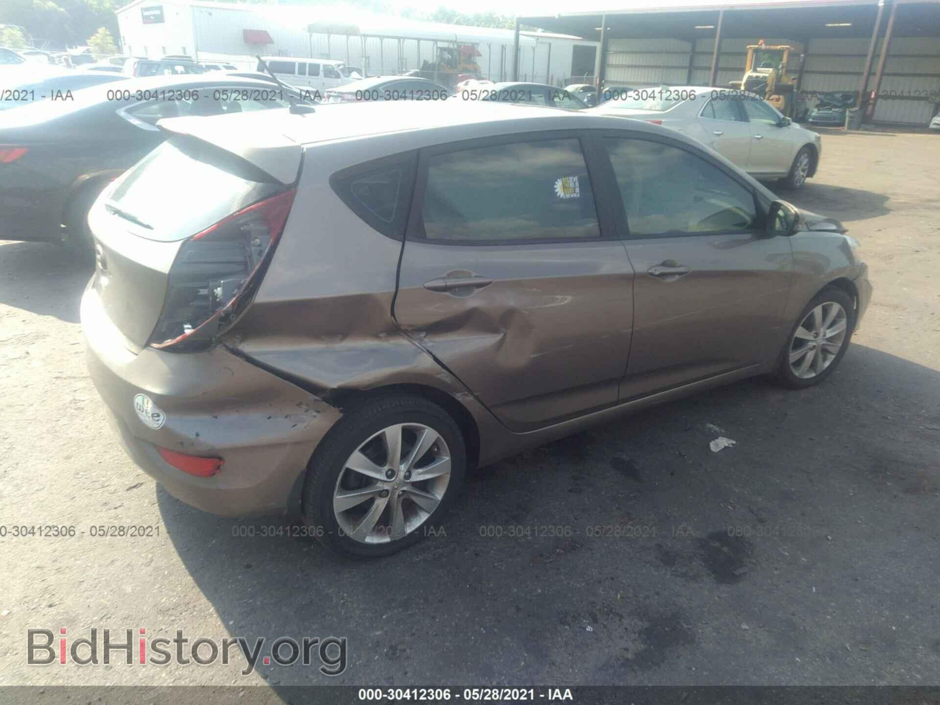 2013 HYUNDAI ACCENT - VIN: KMHCU5AE1DU104788 - Фото 4