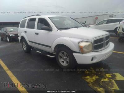 2006 Dodge DURANGO SLT, белый — VIN 1D4HD48N86F102475, IAAI