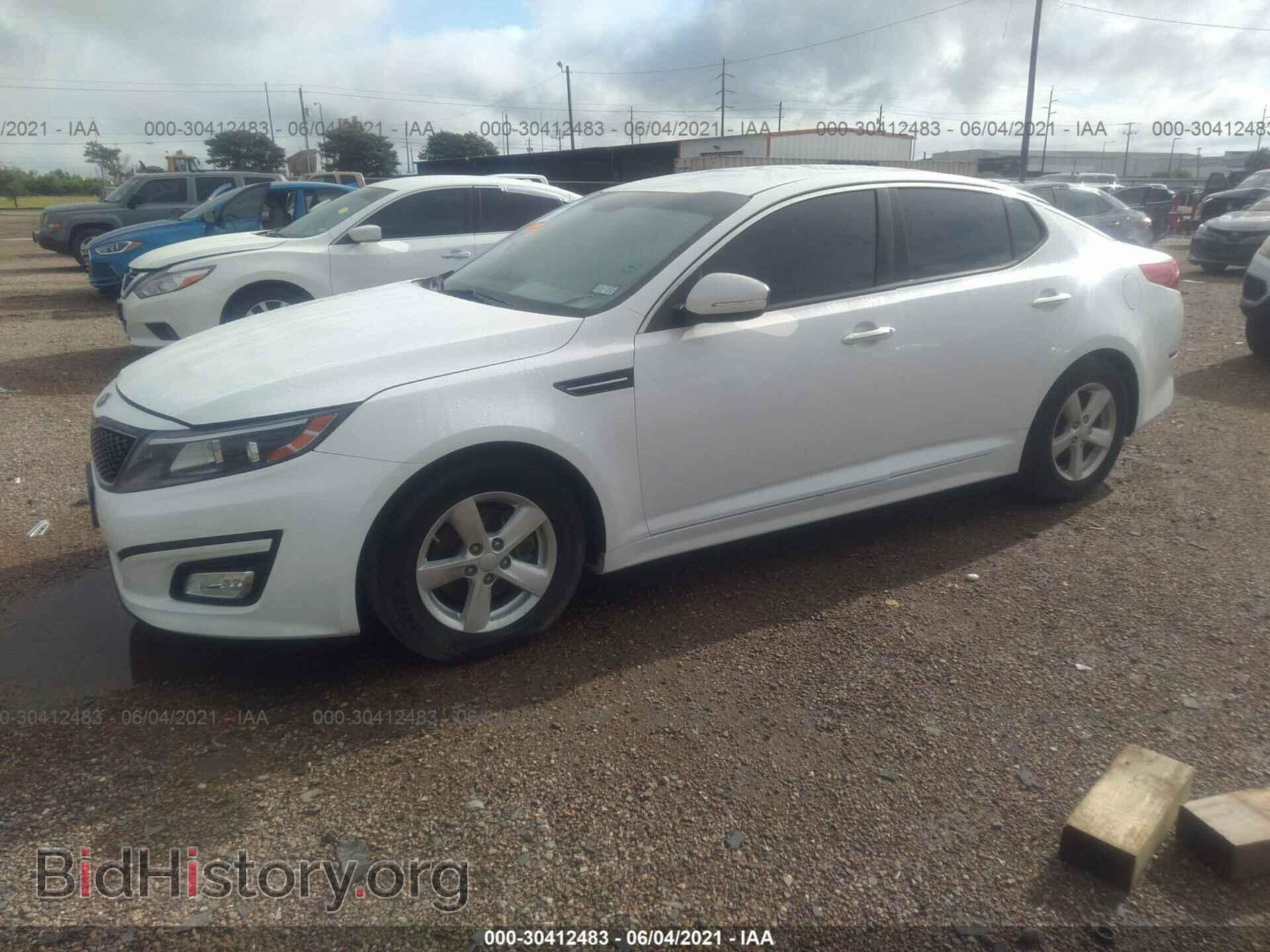 2015 KIA OPTIMA - VIN: KNAGM4A75F5570963 - Фото 2
